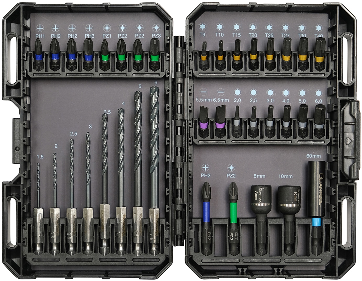 QUANTOOL Bit-Satz, 37-teilig