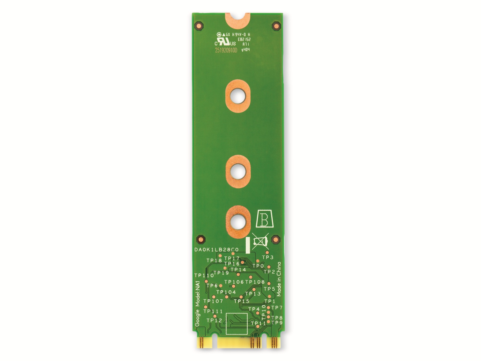 GOOGLE CORAL CORAL M.2 ACCELERATOR B+M KEY