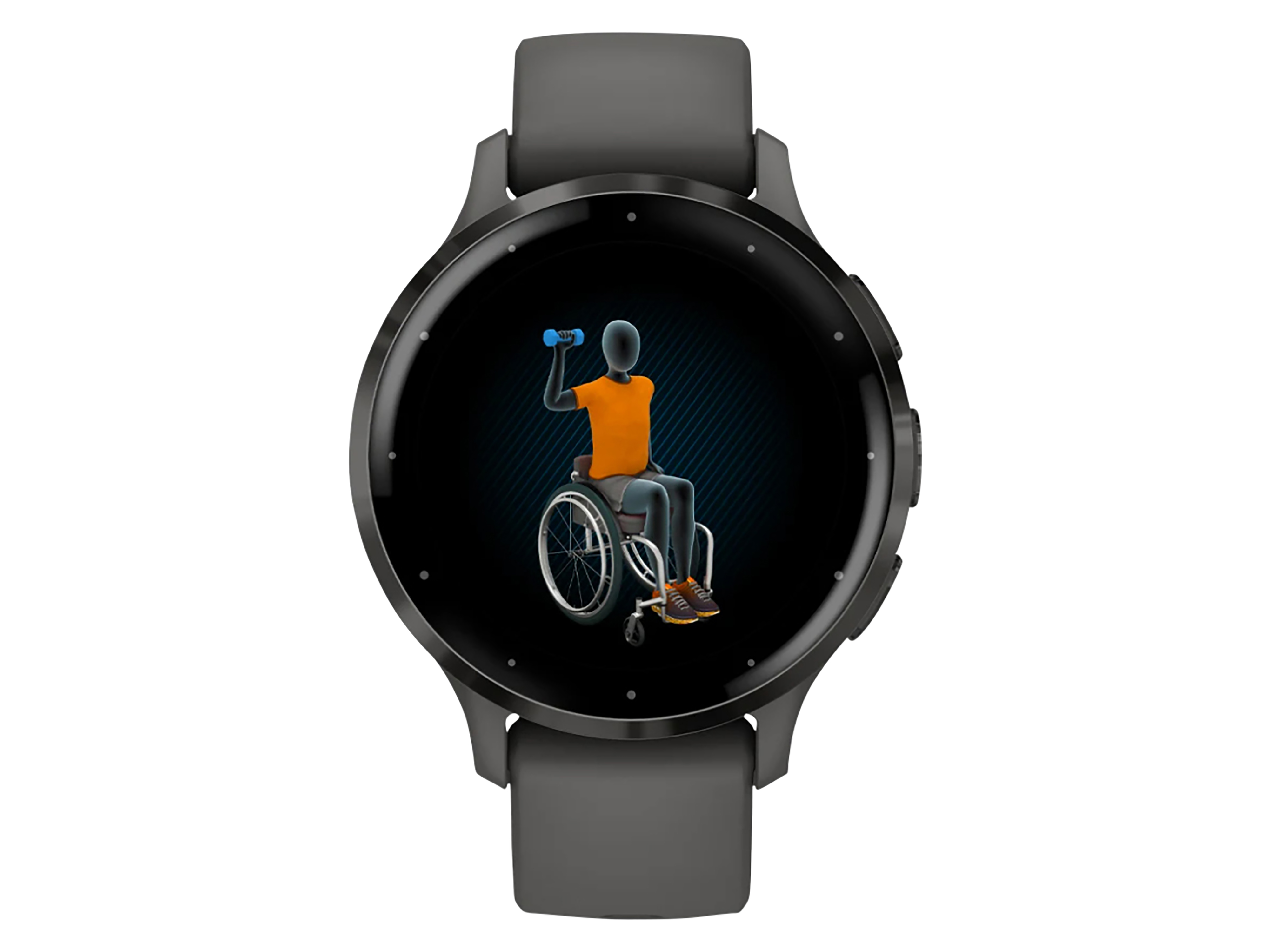 GARMIN Smartwatch Venu 3S kieselgrau/schiefergrau Silikon