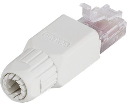 LOGILINK Feldkonfektionierbarer Cat.6A RJ45 Stecker, werkzeugfreie Montage