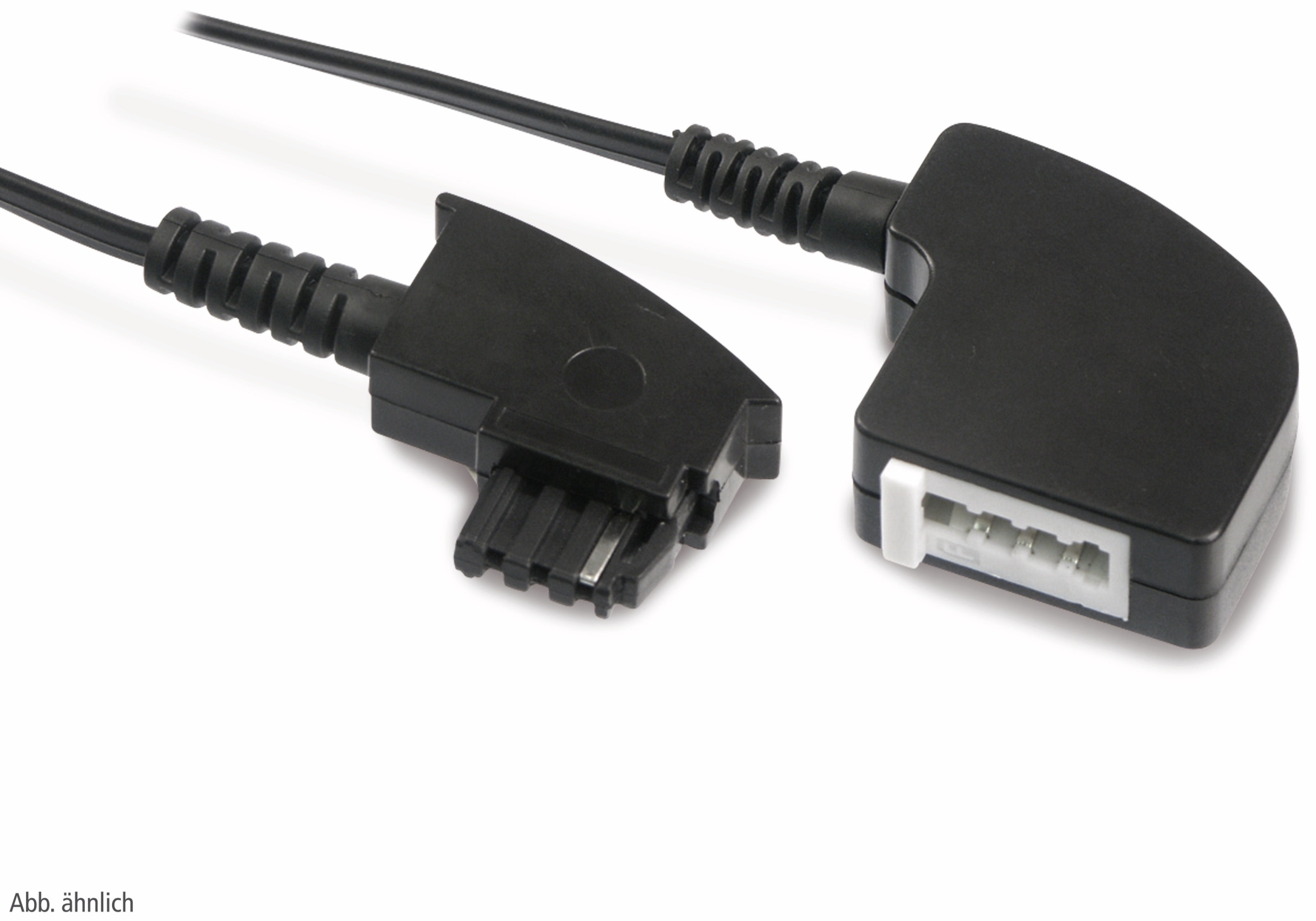 S-IMPULS Telefon-Verlängerung, 15 m, schwarz