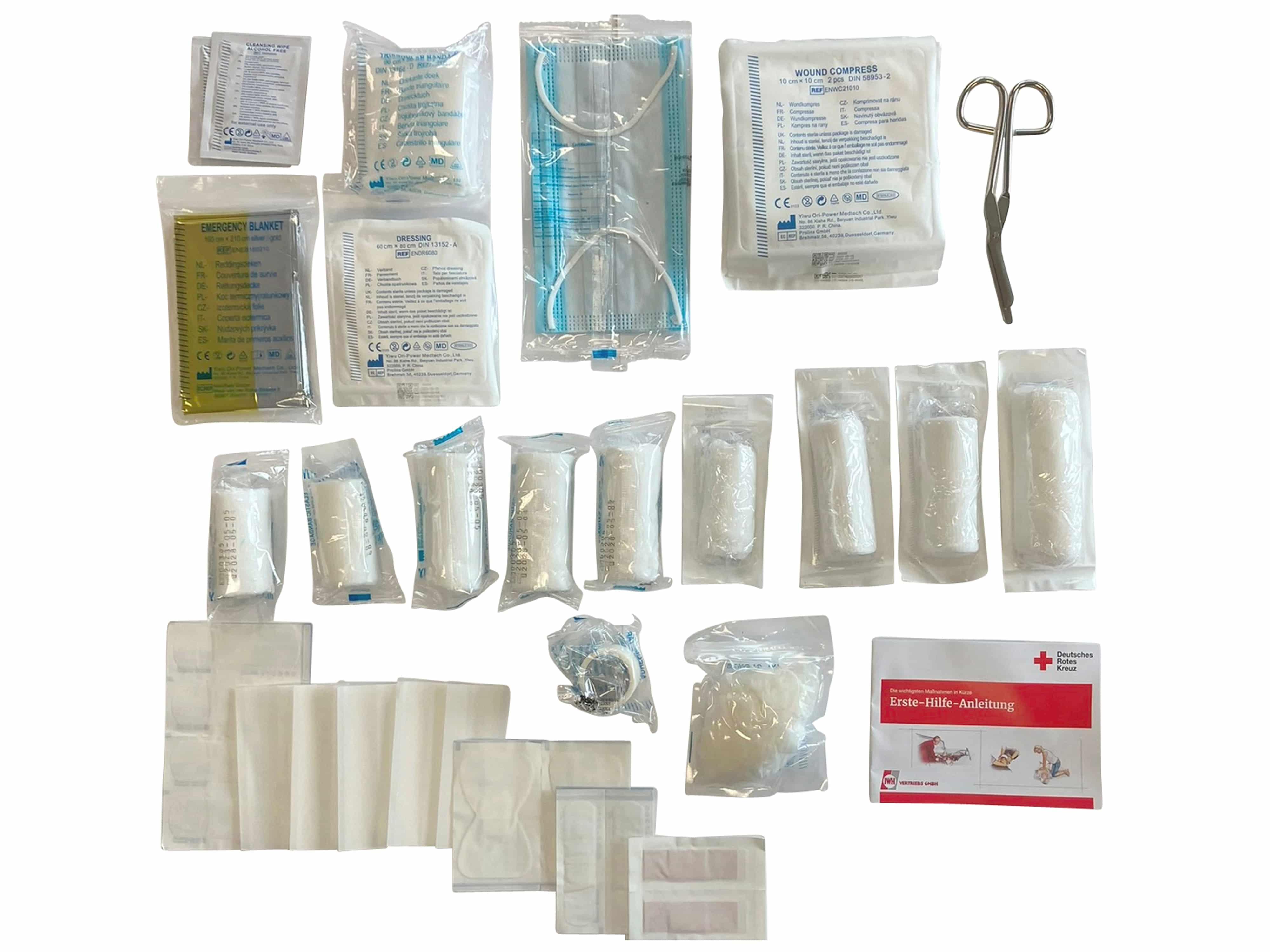 IWH KFZ-Verbandstasche 023511, rot, DIN 131064:2022