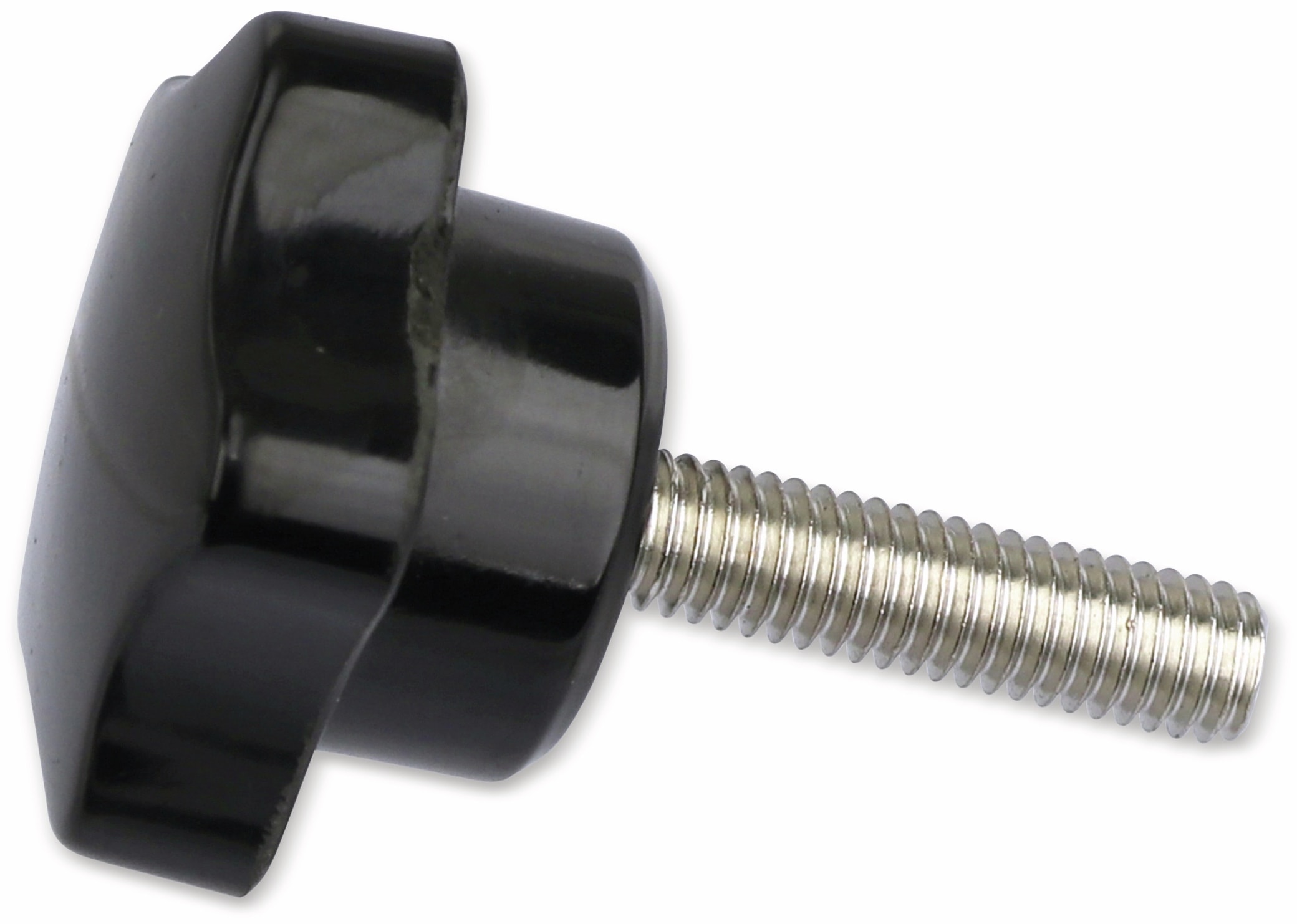 Sterngriffschraube, M6/25 mm, schwarz Sterngriffschraube, M6/25 mm, schwarz