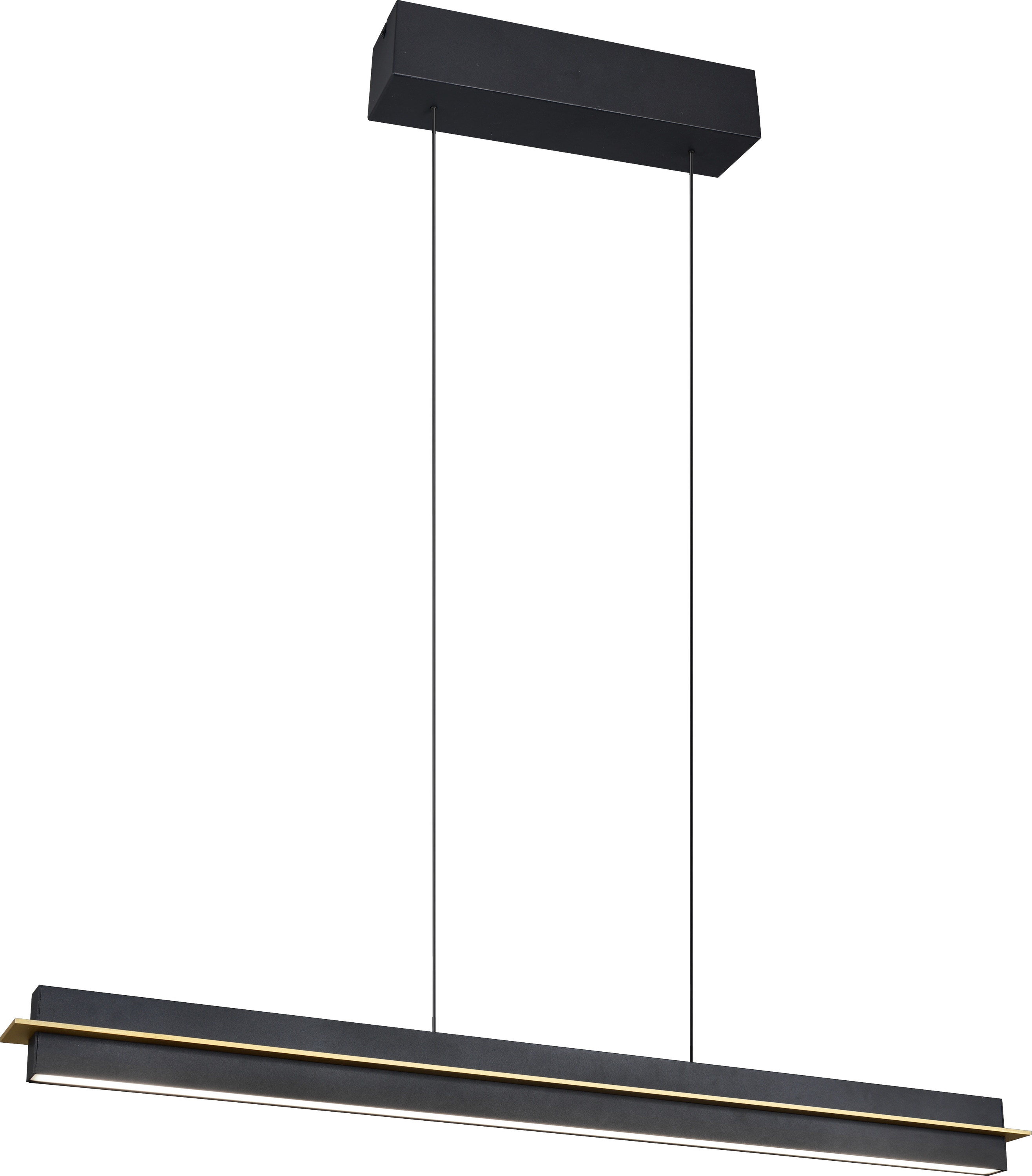 TRIO LED-Pendelleuchte EMERSON 346710180, 22 W, 2500 lm, schwarz