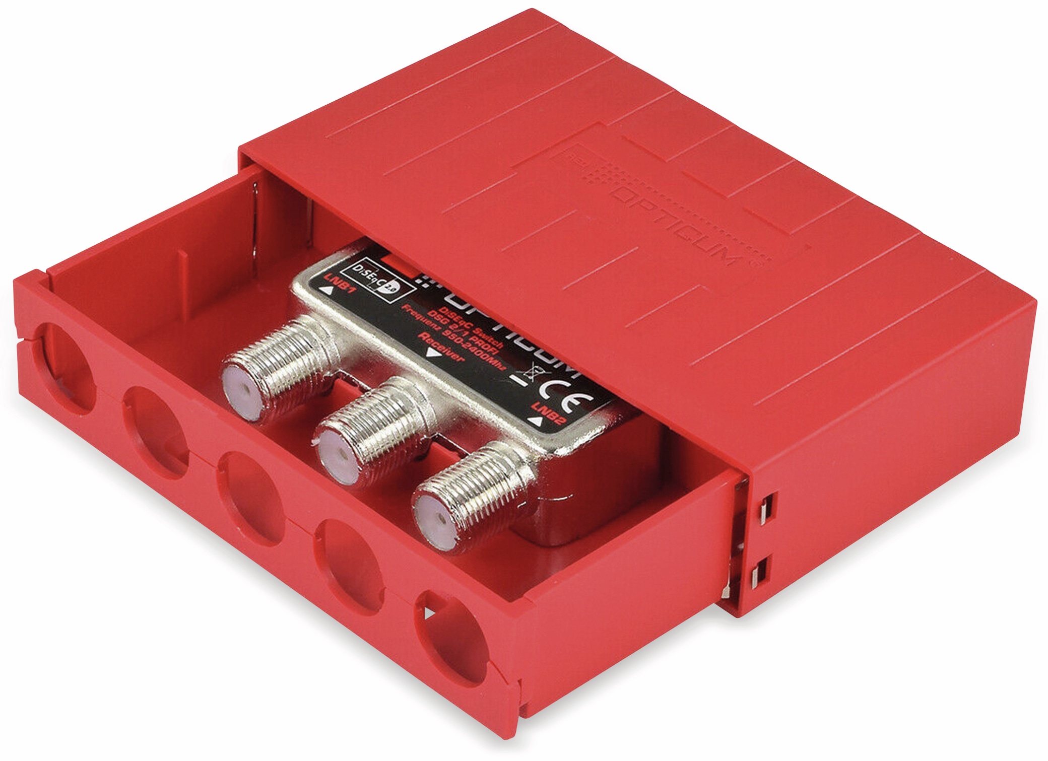 Red Opticum DiSEqC-Schalter 2/1 Profi, mit WSG