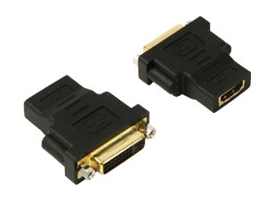 GOOBAY HDMI-Adapter, A-Kupplung/DVI-Kupplung GOOBAY HDMI-Adapter, A-Kupplung/DVI-Kupplung