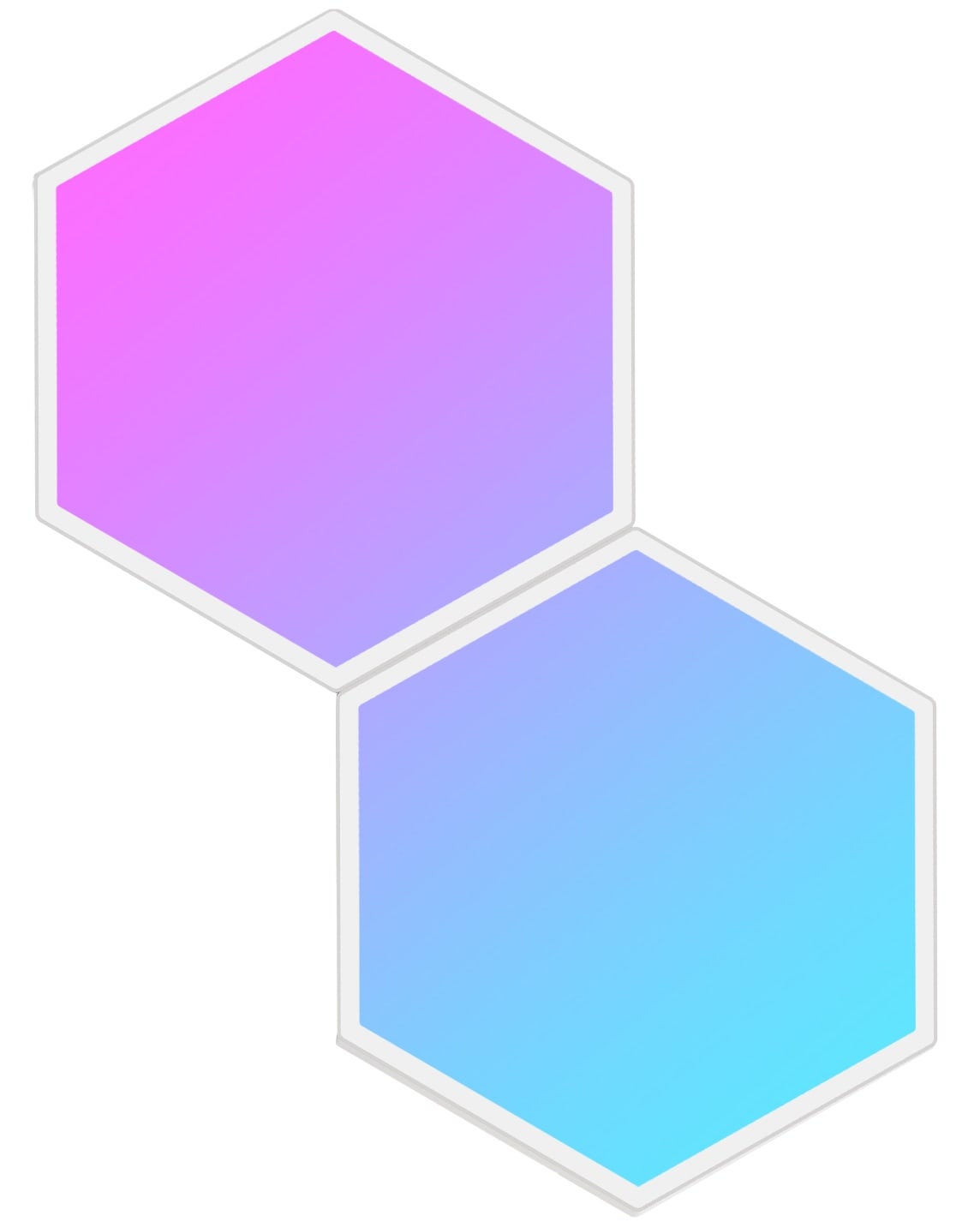 GOVEE LED-Panel Glide Hexa Light, EEK: G, Erweiterungsset, RGB, 2 Stück GOVEE LED-Panel Glide Hexa Light, EEK: G, Erweiterungsset, RGB, 2 Stück