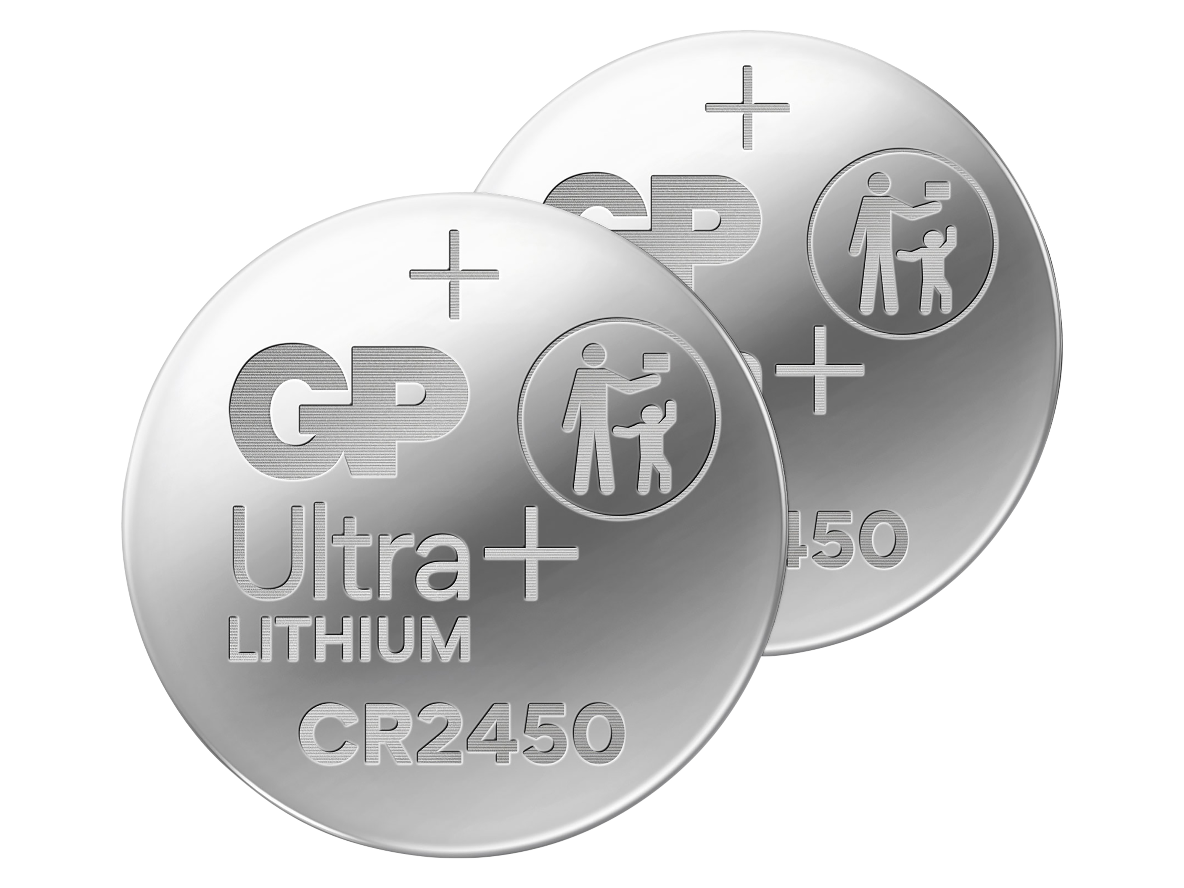Knopfzelle GP Ultra Plus, CR2450, Lithium, 2 Stück Knopfzelle GP Ultra Plus, CR2450, Lithium, 2 Stück