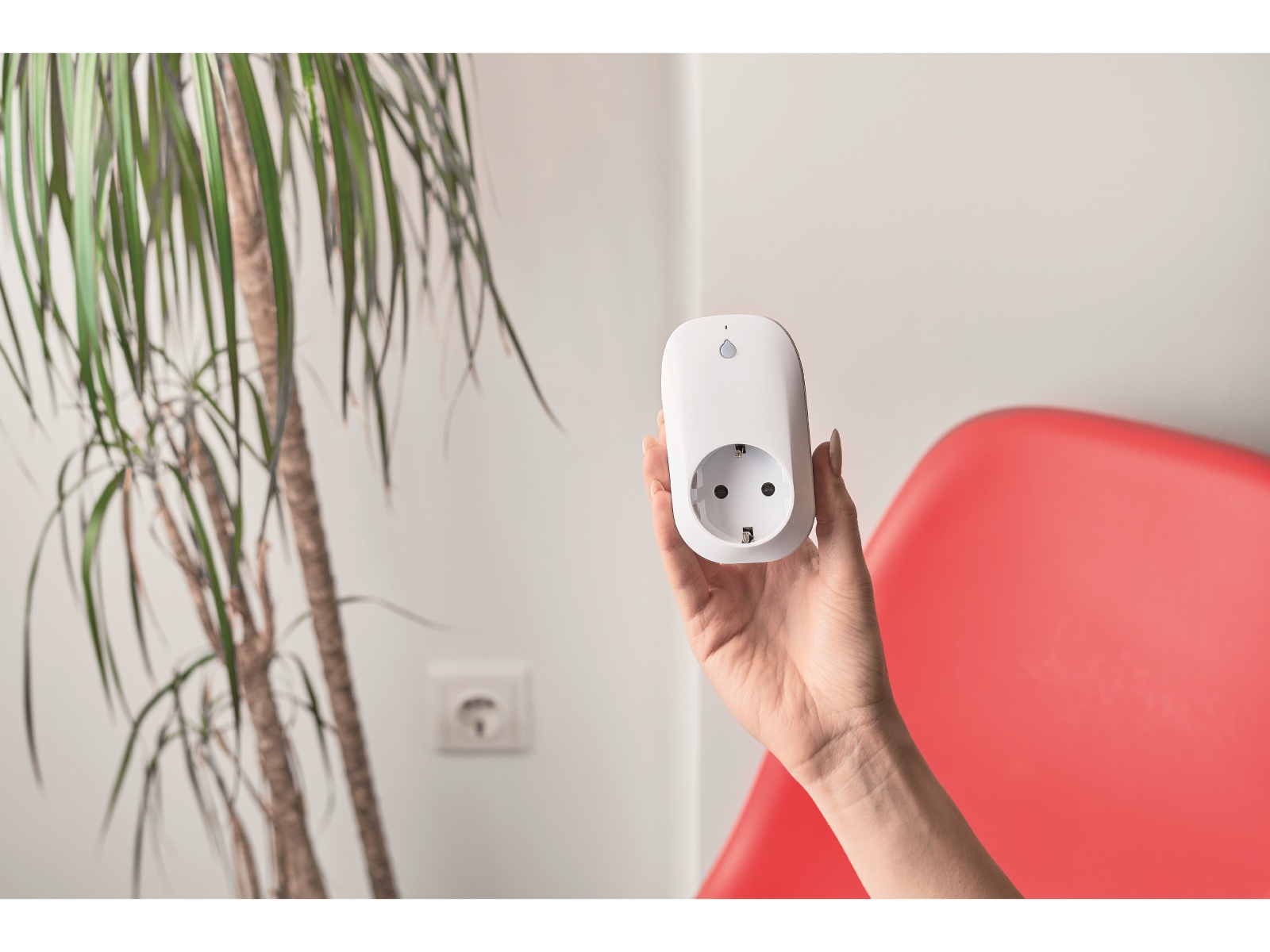 SHELLY WLAN-Steckdose Plug, 16 A, Messfunktion, weiß