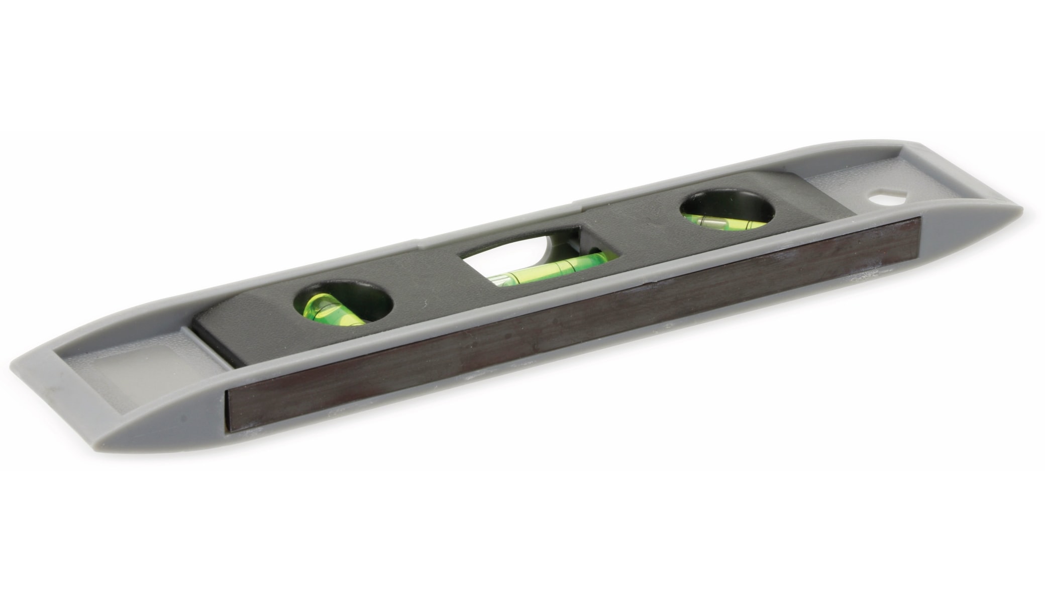 Mini Wasserwaage, Kunststoff, mit Magnetleiste, 230mm