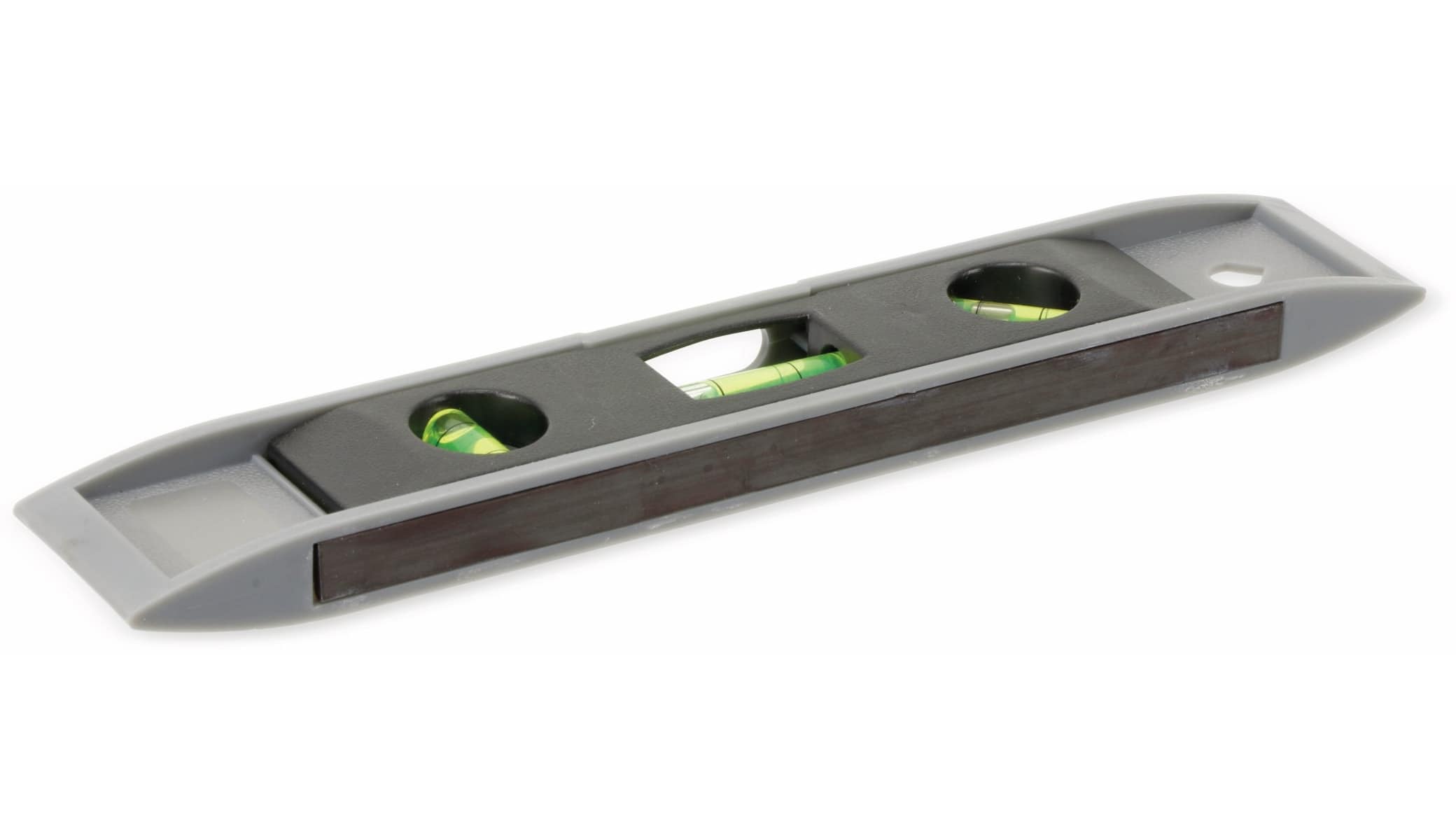 Mini Wasserwaage, Kunststoff, mit Magnetleiste, 230mm