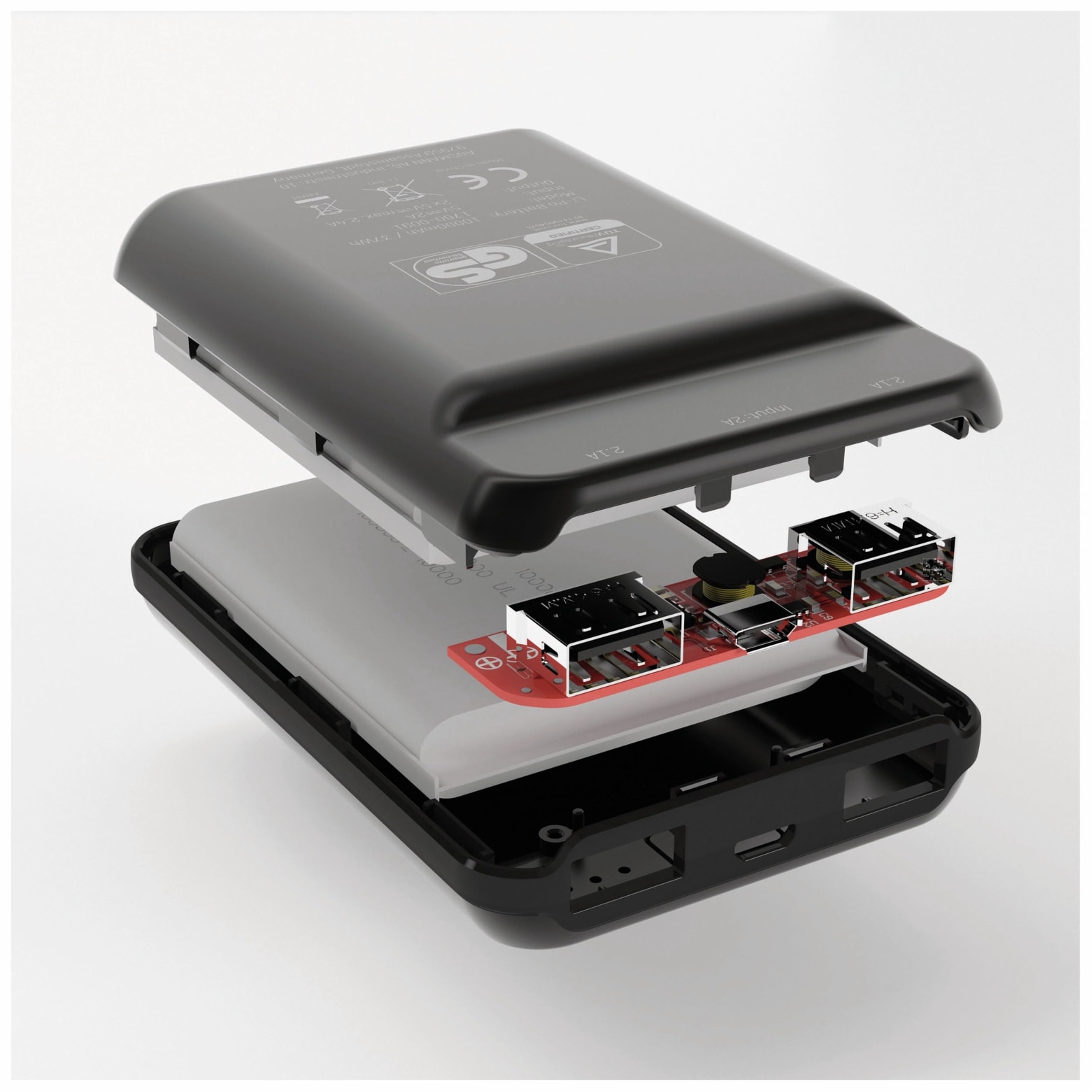 ANSMANN USB Powerbank 10.8 mini, 10.000 mAh ANSMANN USB Powerbank 10.8 mini, 10.000 mAh