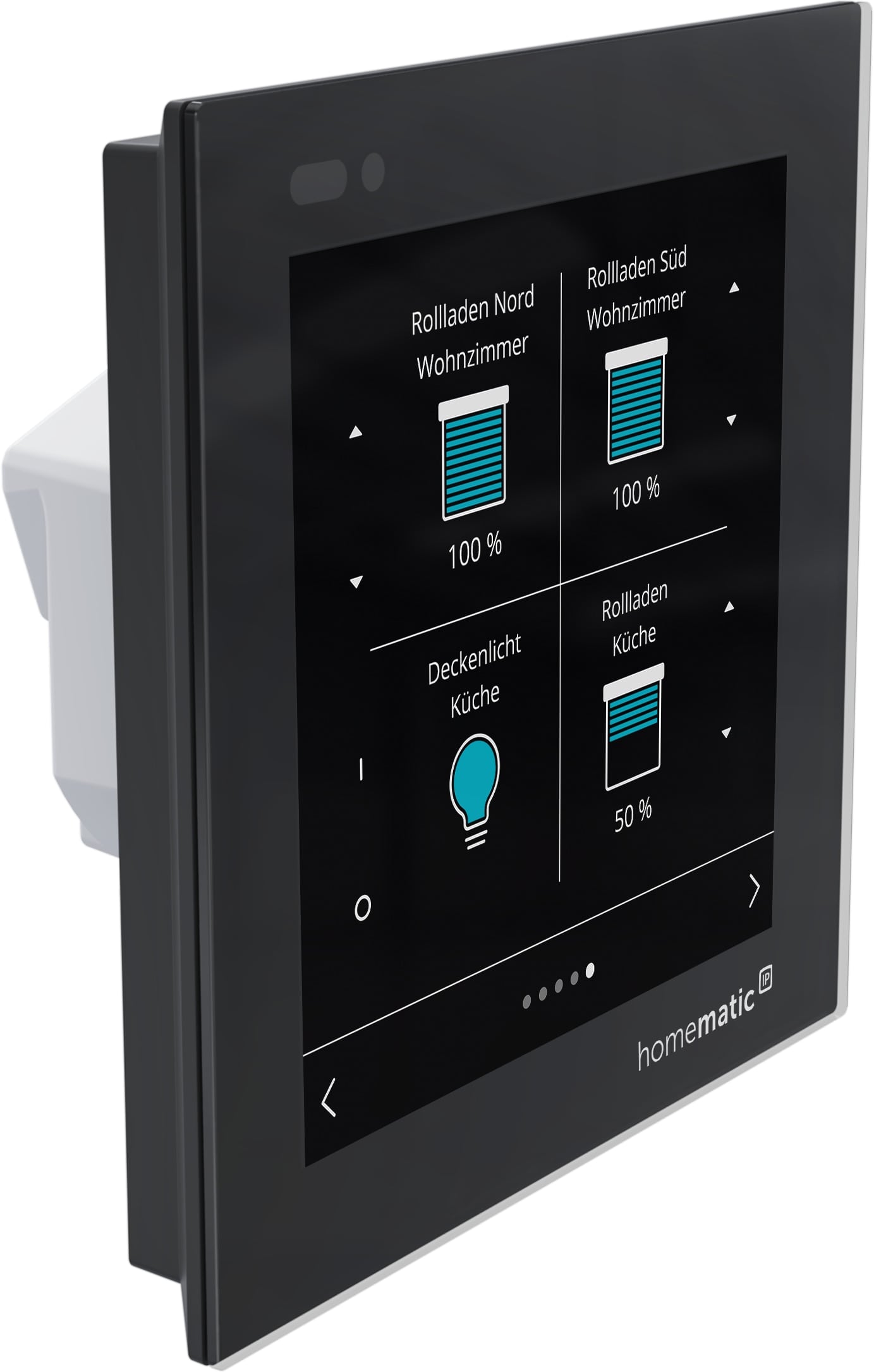 HOMEMATIC IP 161918A0, Glasdisplay HOMEMATIC IP 161918A0, Glasdisplay