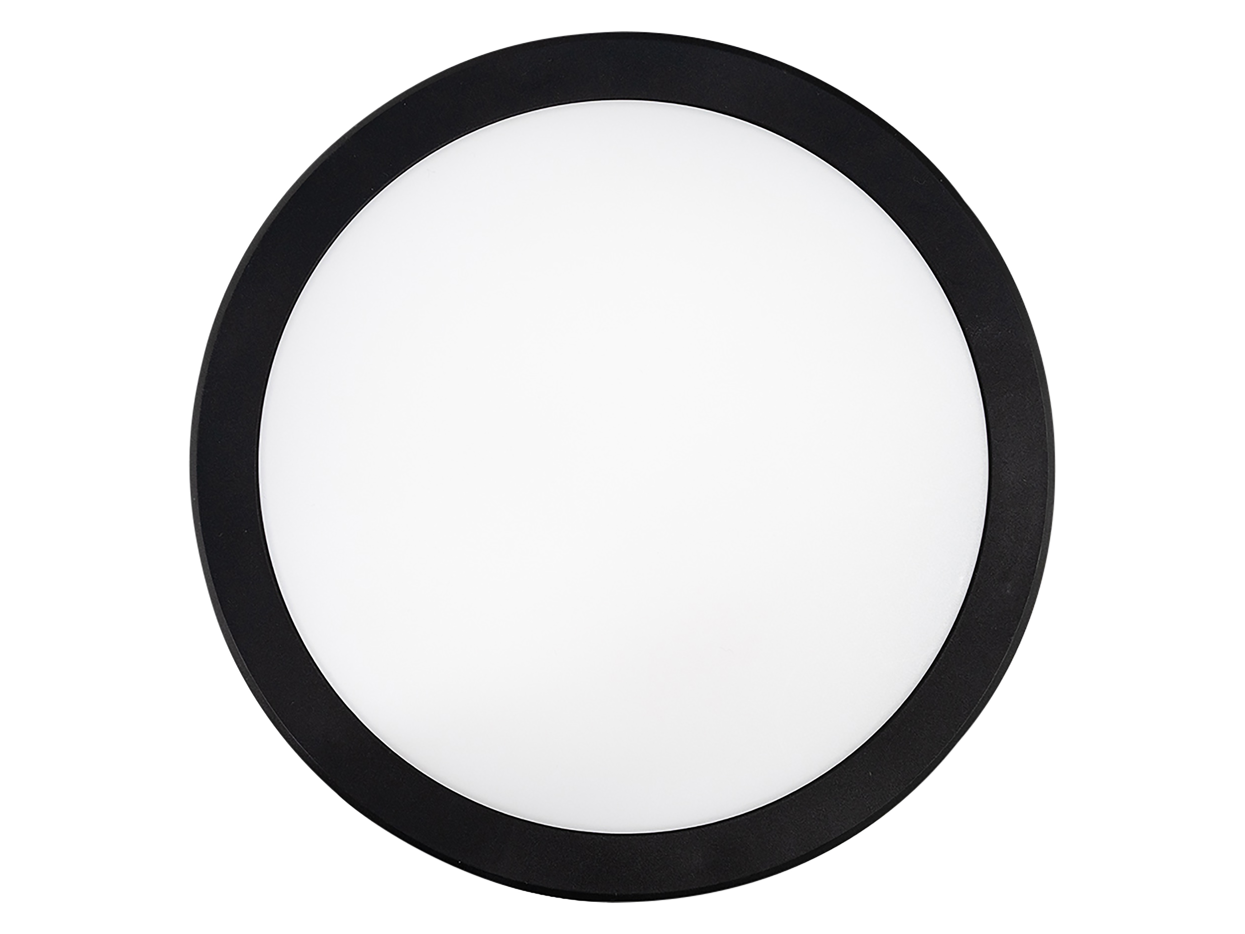 LUXULA LED-Deckenleuchte, 30W, EEK: F, 3000lm, CCT, IP65, schwarz/weiß