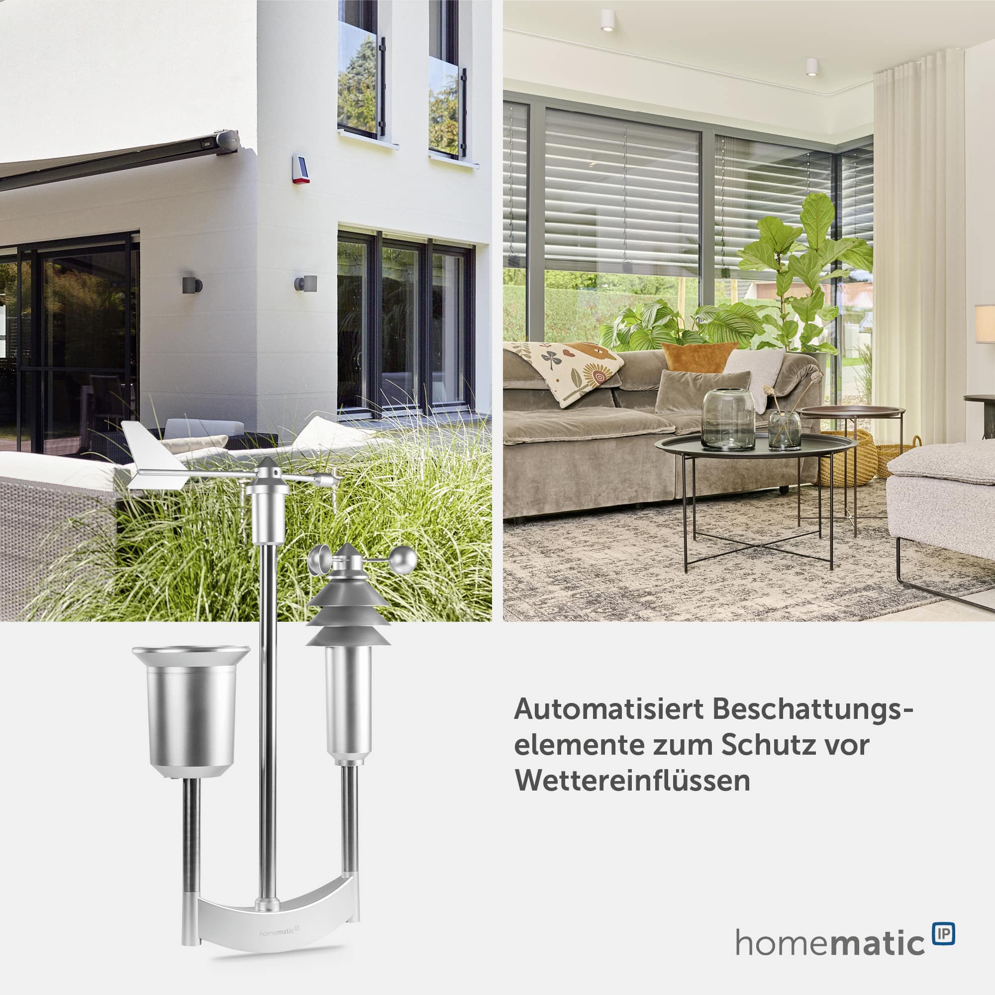 HOMEMATIC IP Smart Home 151821A0, Wettersensor Pro
