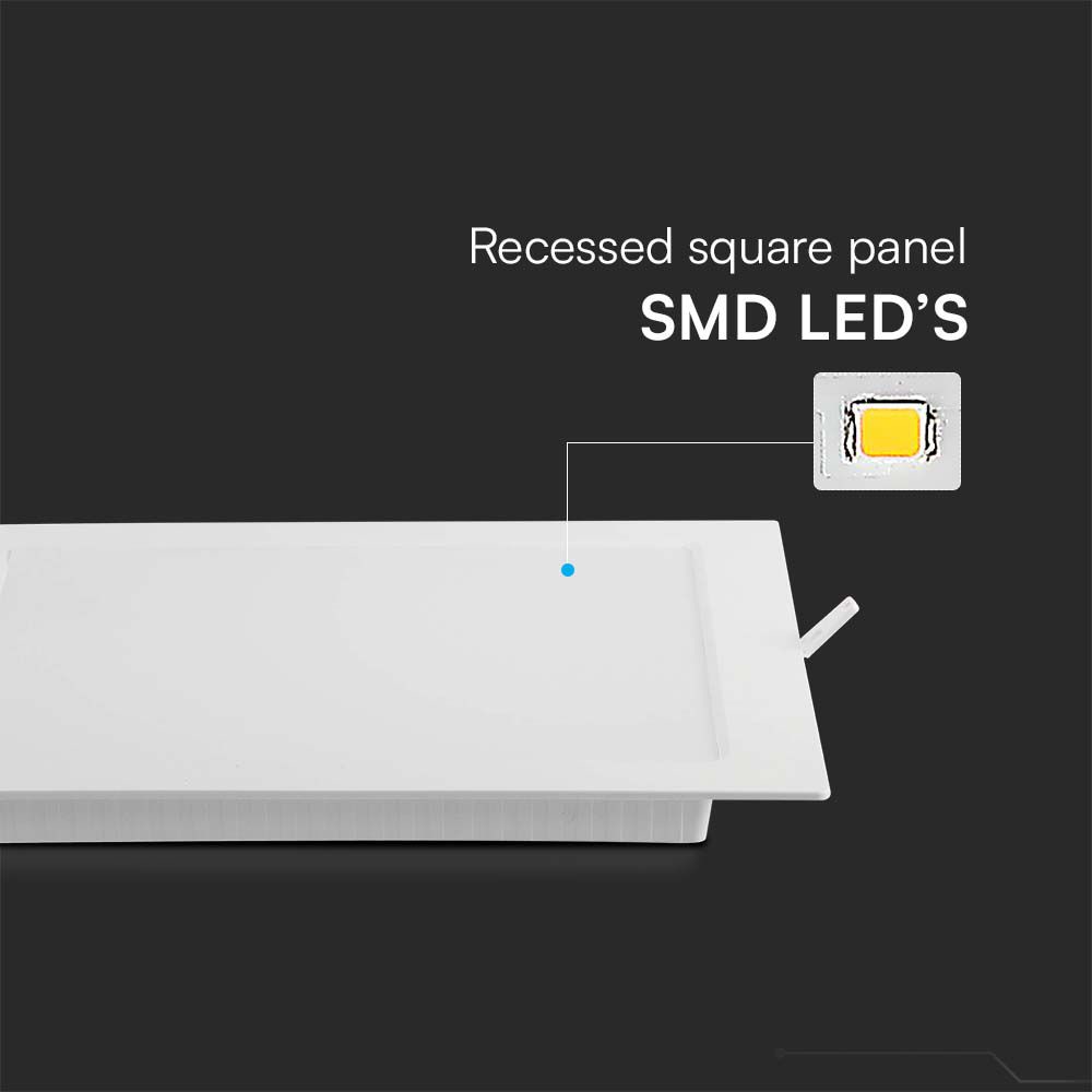 V-TAC LED-Einbauleuchte VT-61003, EEK: E, 3 W, 330 lm, 6500 K, weiß V-TAC LED-Einbauleuchte VT-61003, EEK: E, 3 W, 330 lm, 6500 K, weiß