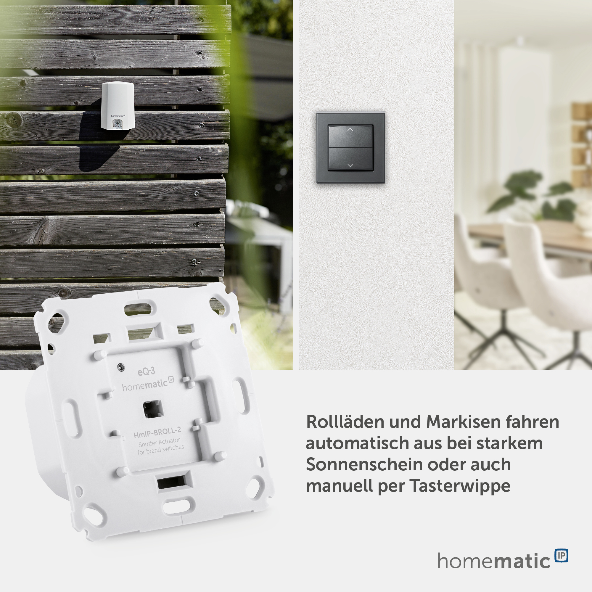 HOMEMATIC IP Smart Home 151322A0, Rollladenaktor