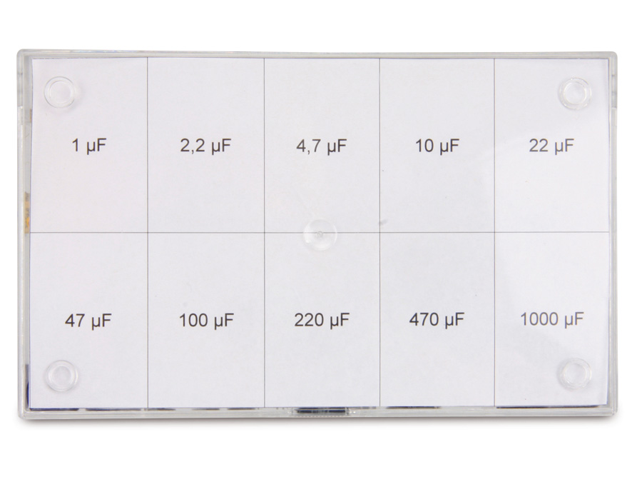 Sortimente, 1mF, 50V Sortimente, 1mF, 50V