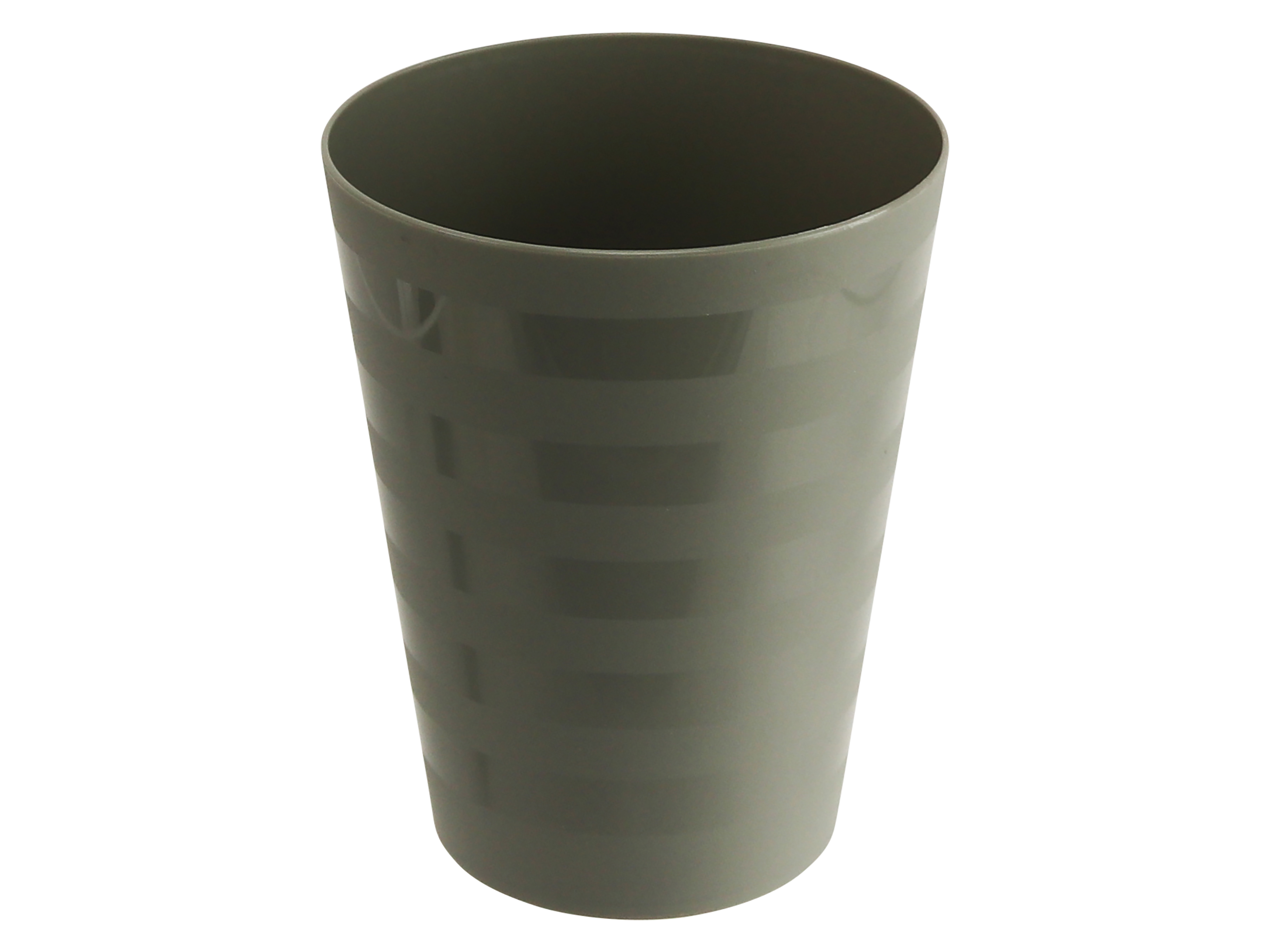 Camping-Trinkbecher, 4-teilig, grau, ca. 0,25 l