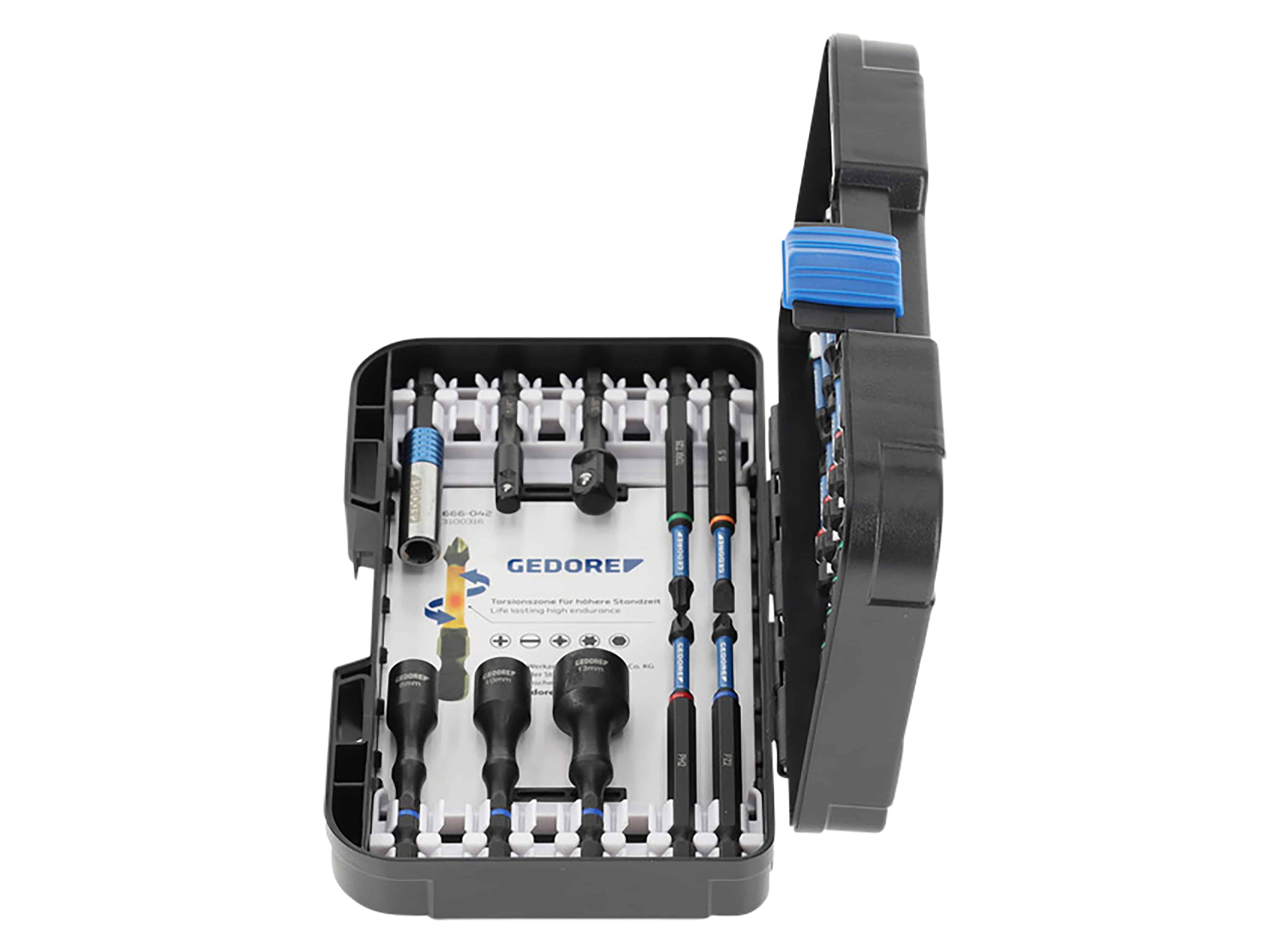 GEDORE BLAU Torsions-Bit-Set, 666-0,42, 42-teilig