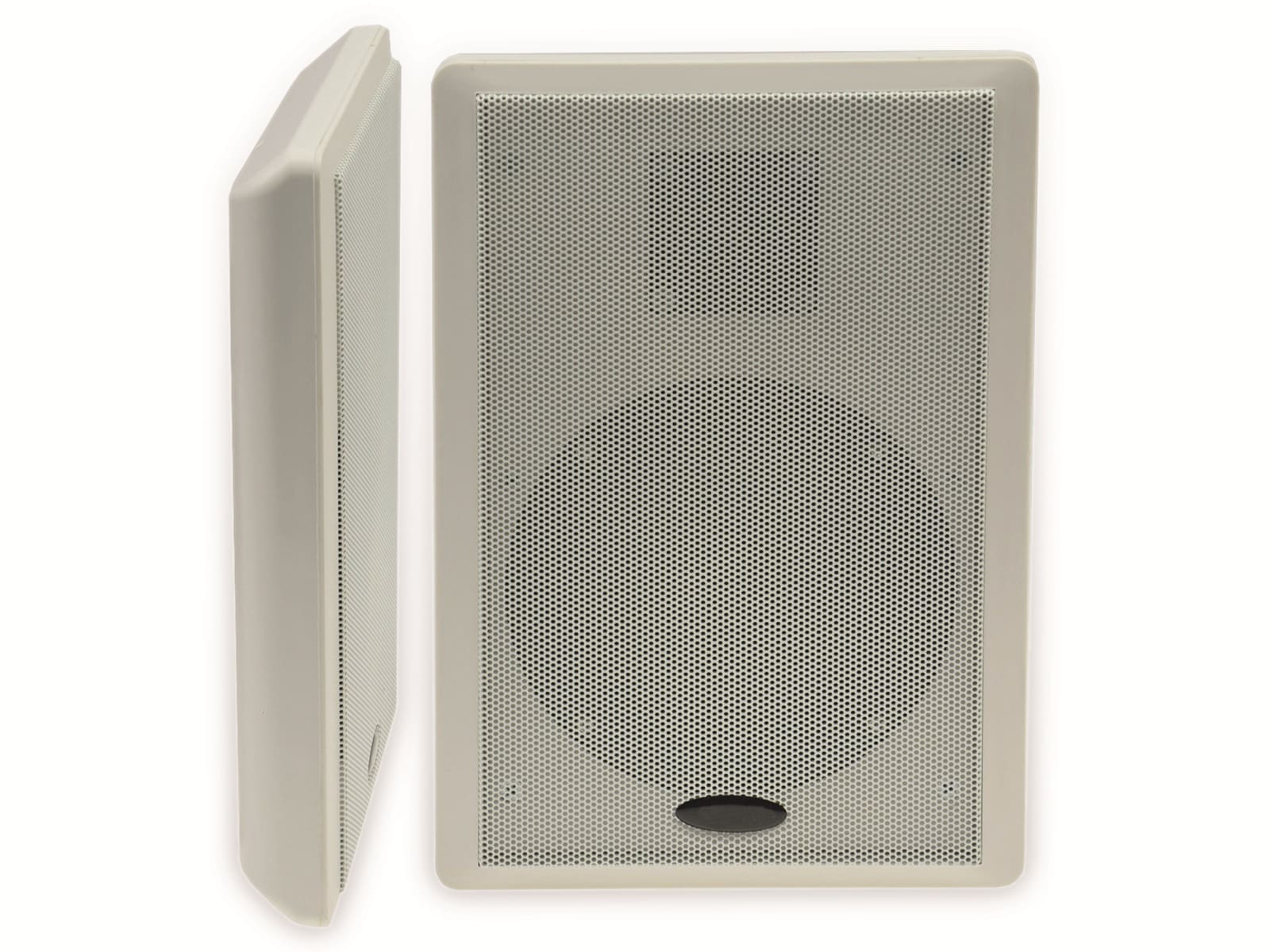 CHILITEC Flach-Lautsprecher 17804, 40 W, weiß, 2 Stück