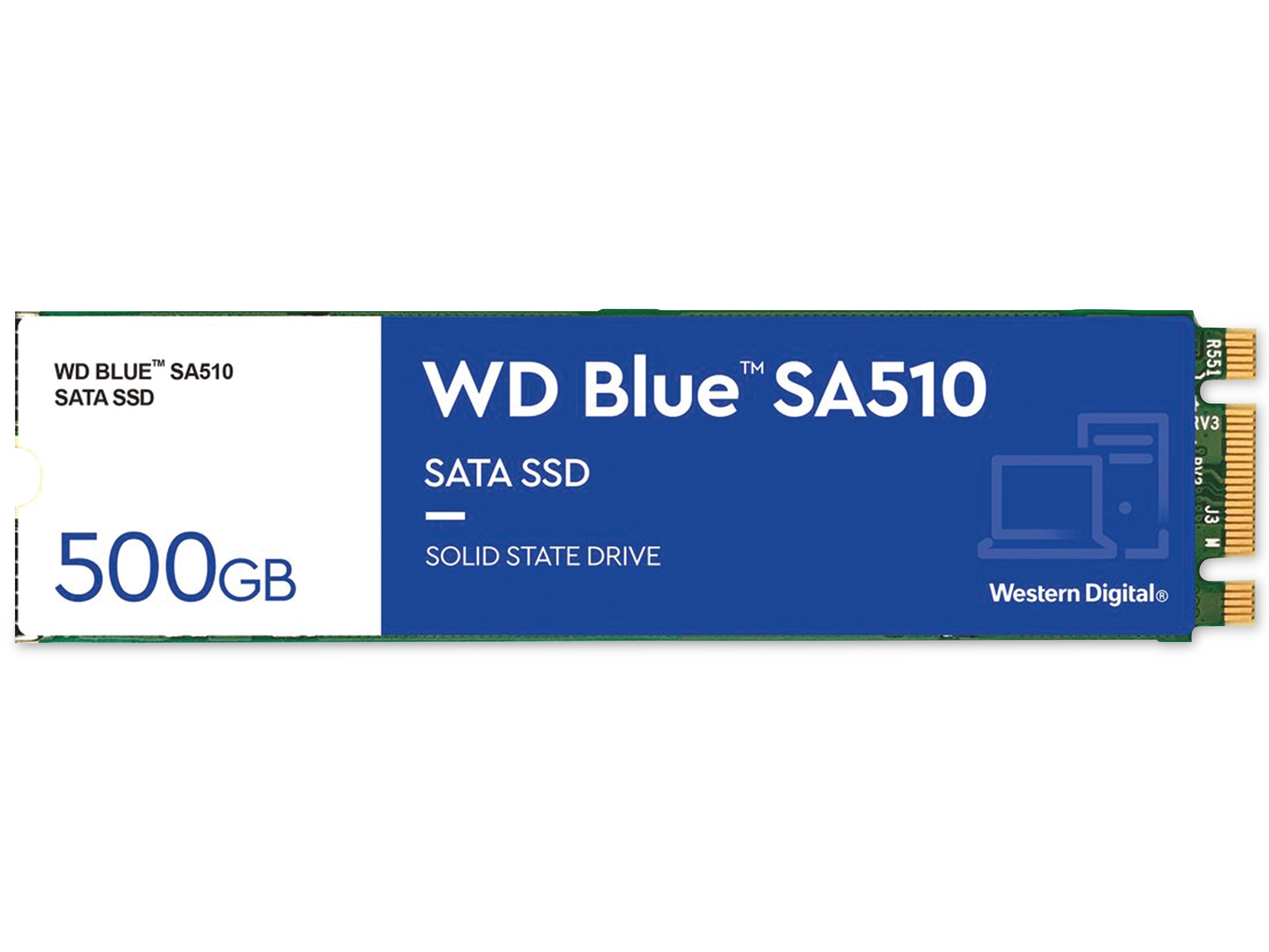 WESTERN DIGITAL M.2 SSD WD Blue SA510, 500 GB, intern