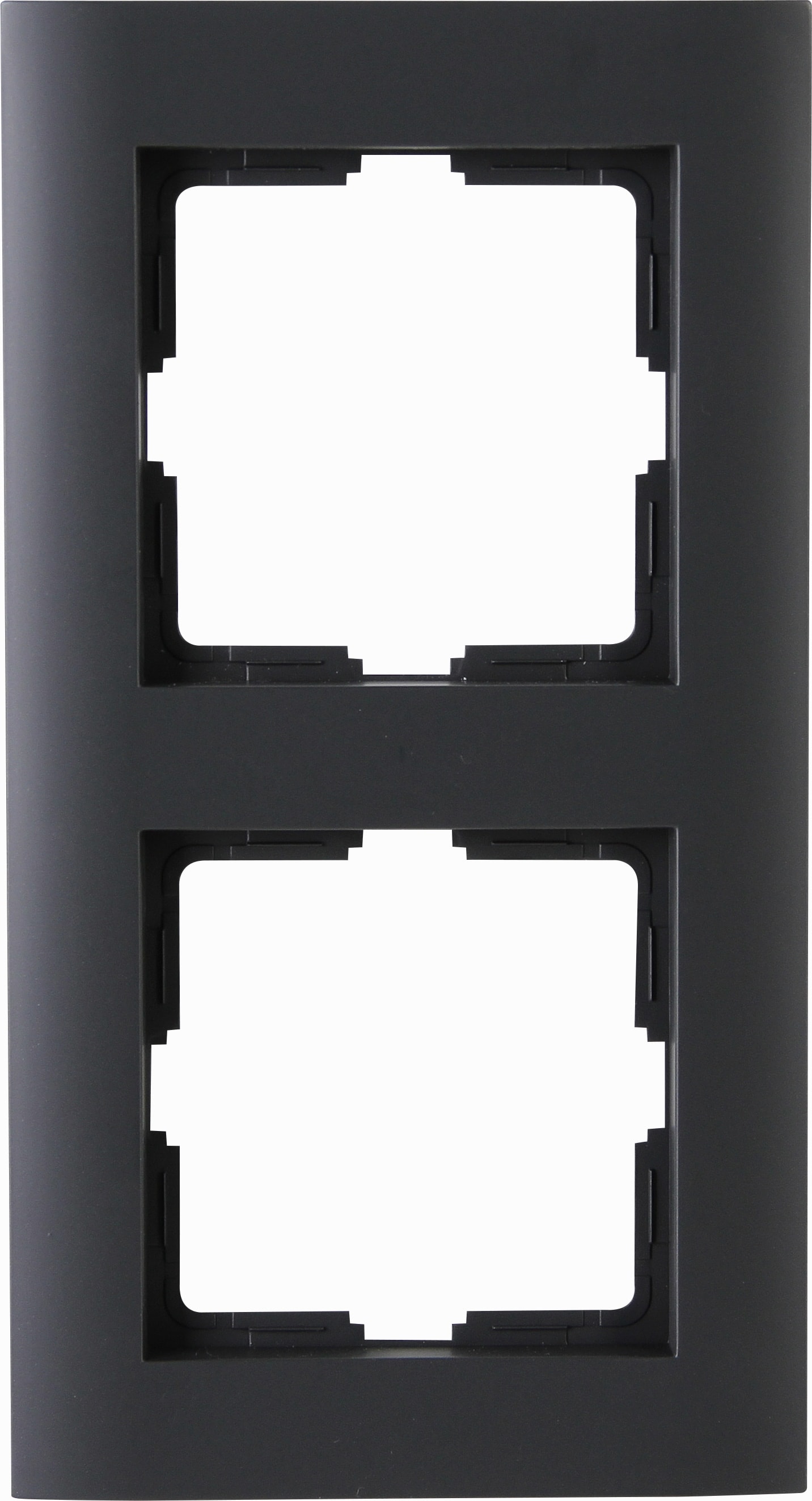KOPP Abdeckrahmen Athenis, anthrazit, 2-fach