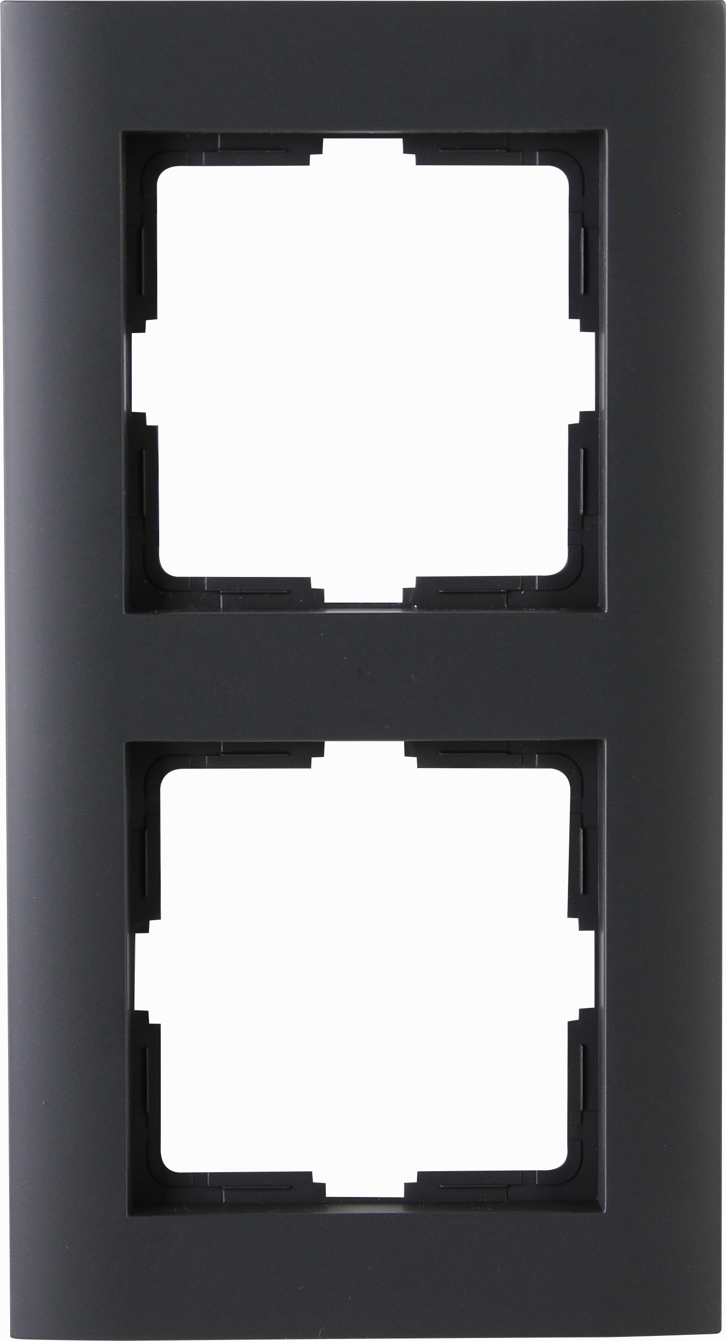 KOPP Abdeckrahmen Athenis, anthrazit, 2-fach