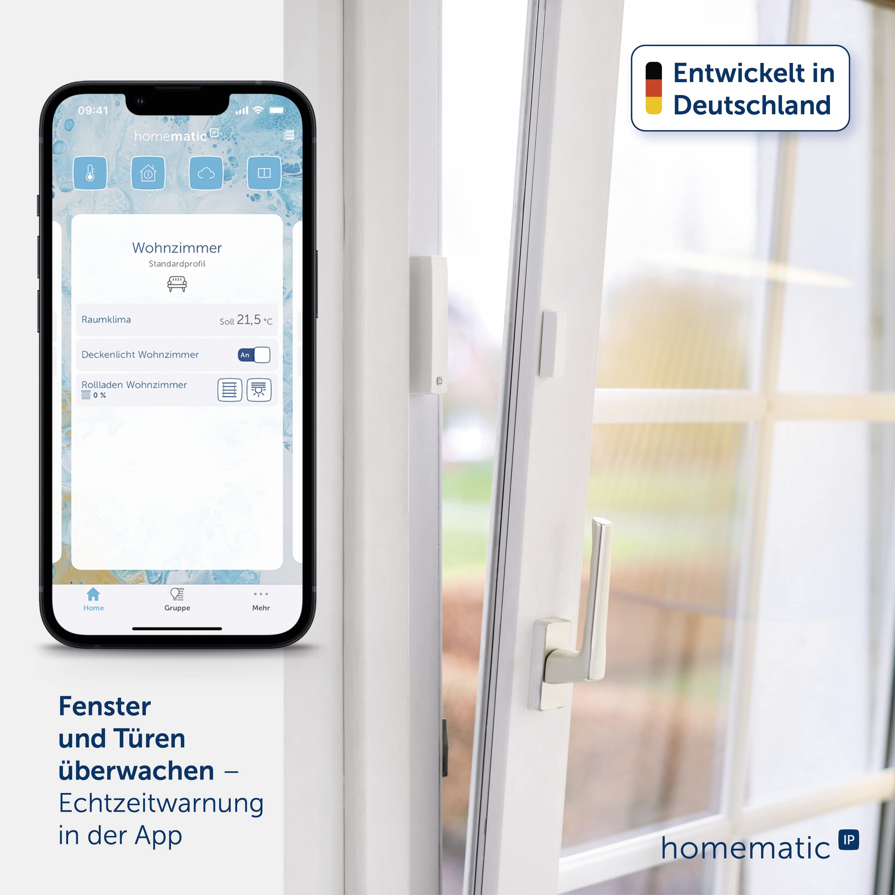 HOMEMATIC IP Smart Home 151363, Fenster- und Türkontakt, magnetisch HOMEMATIC IP Smart Home 151363, Fenster- und Türkontakt, magnetisch