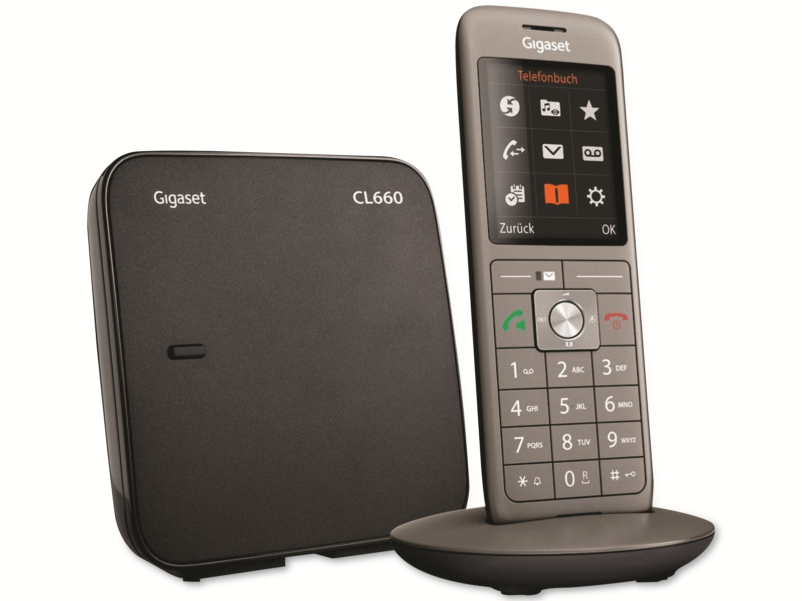 GIGASET Telefon CL660, anthrazit