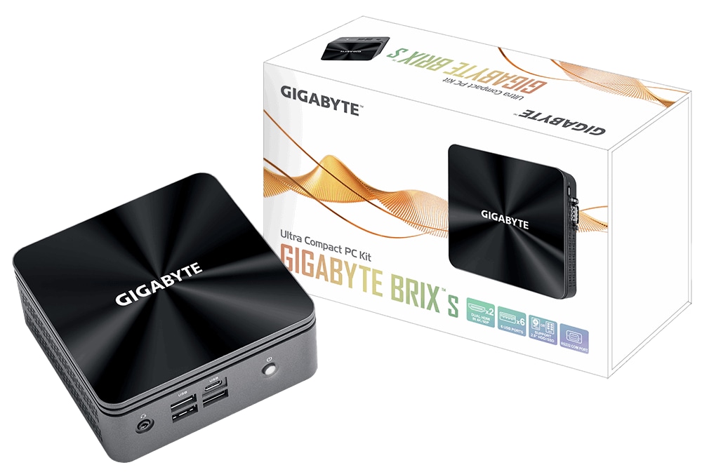 GIGABYTE PC Brix-S GB-BRi3H-10110, 8GB, 512GB, Win11Home