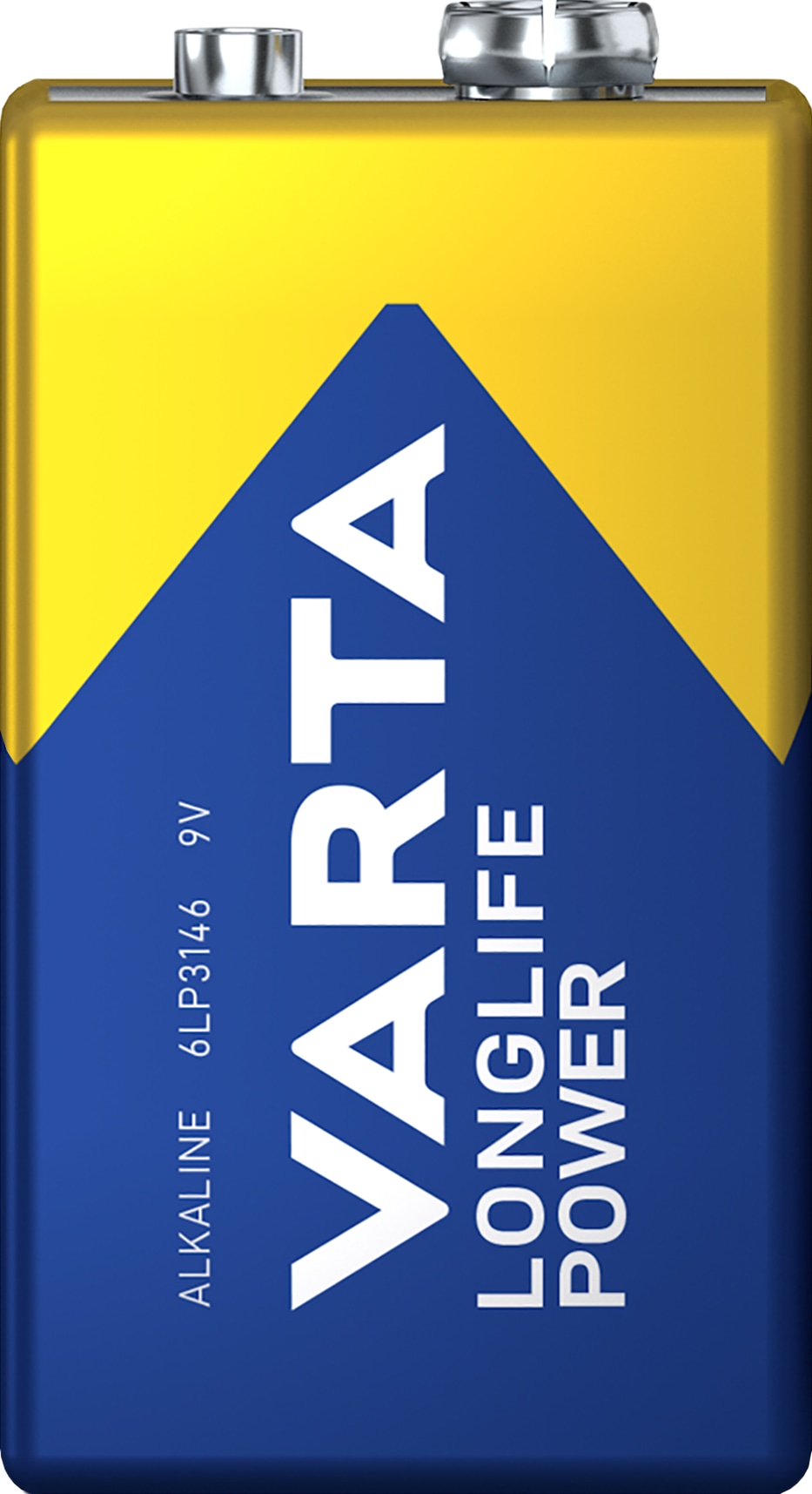 VARTA 9V-Blockbatterie, LONGLIFE, Power, 1St.(Blister)