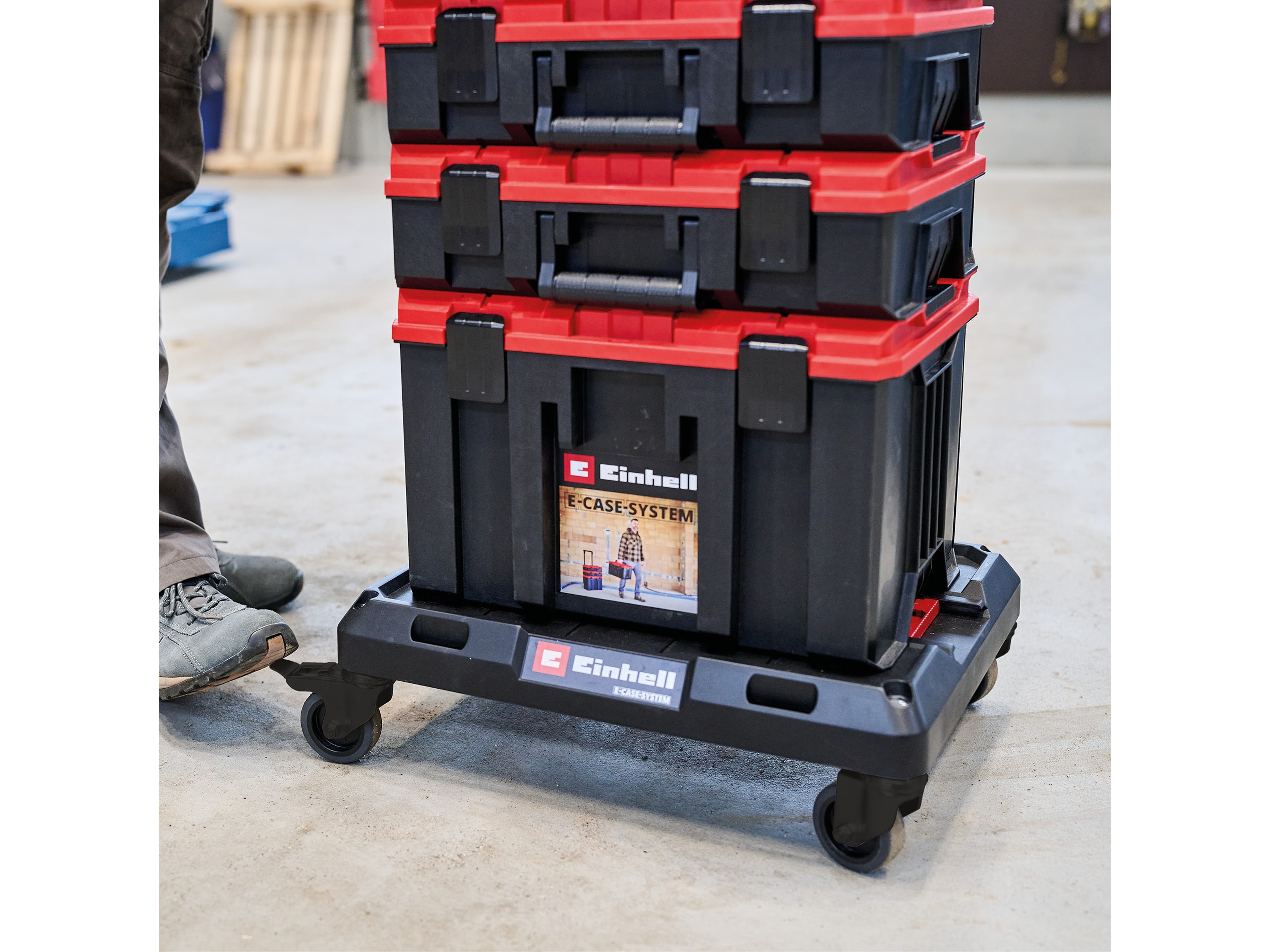 EINHELL Systemkoffer E-Case Rollbrett, 4540041