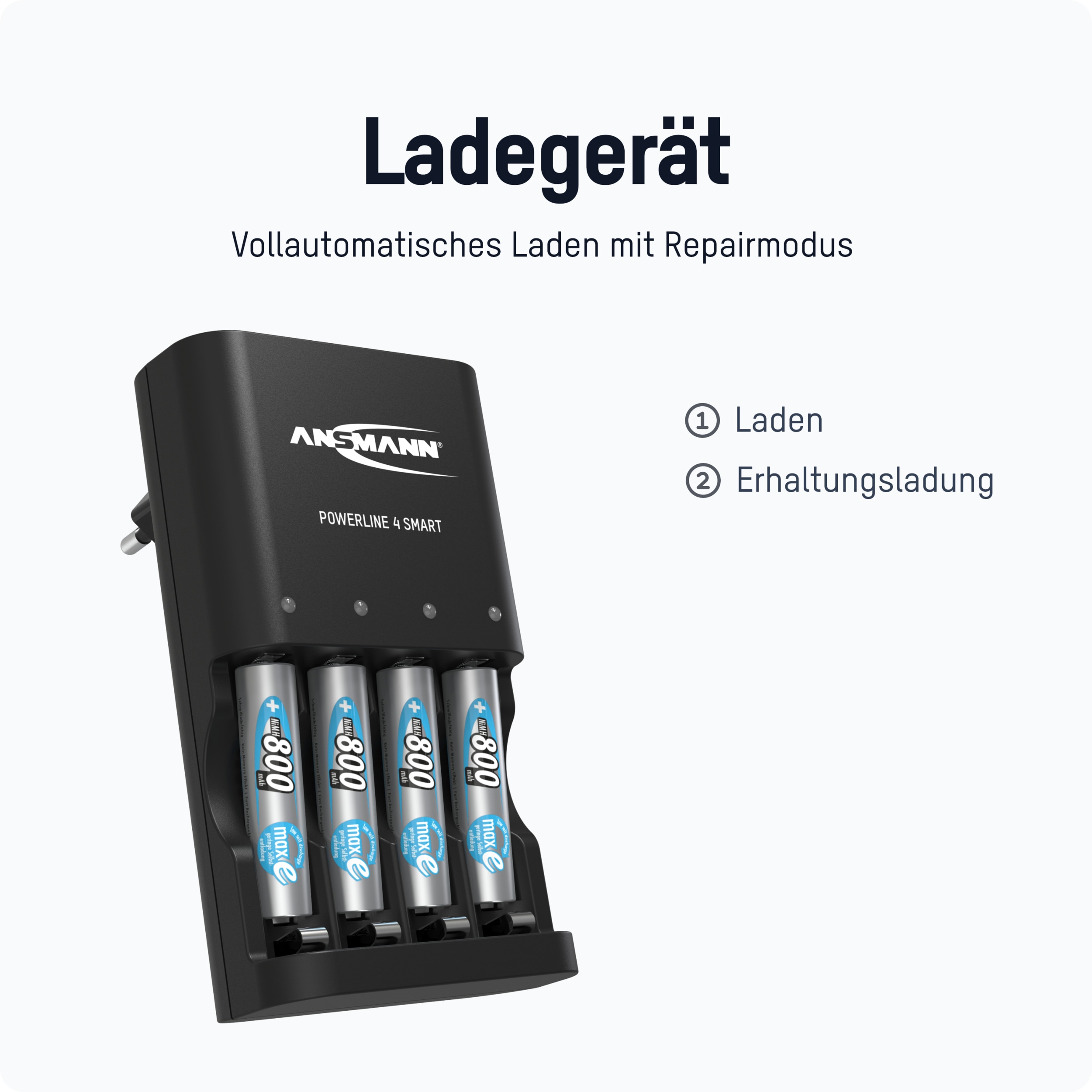 ANSMANN Ladegerät Powerline 4 Smart