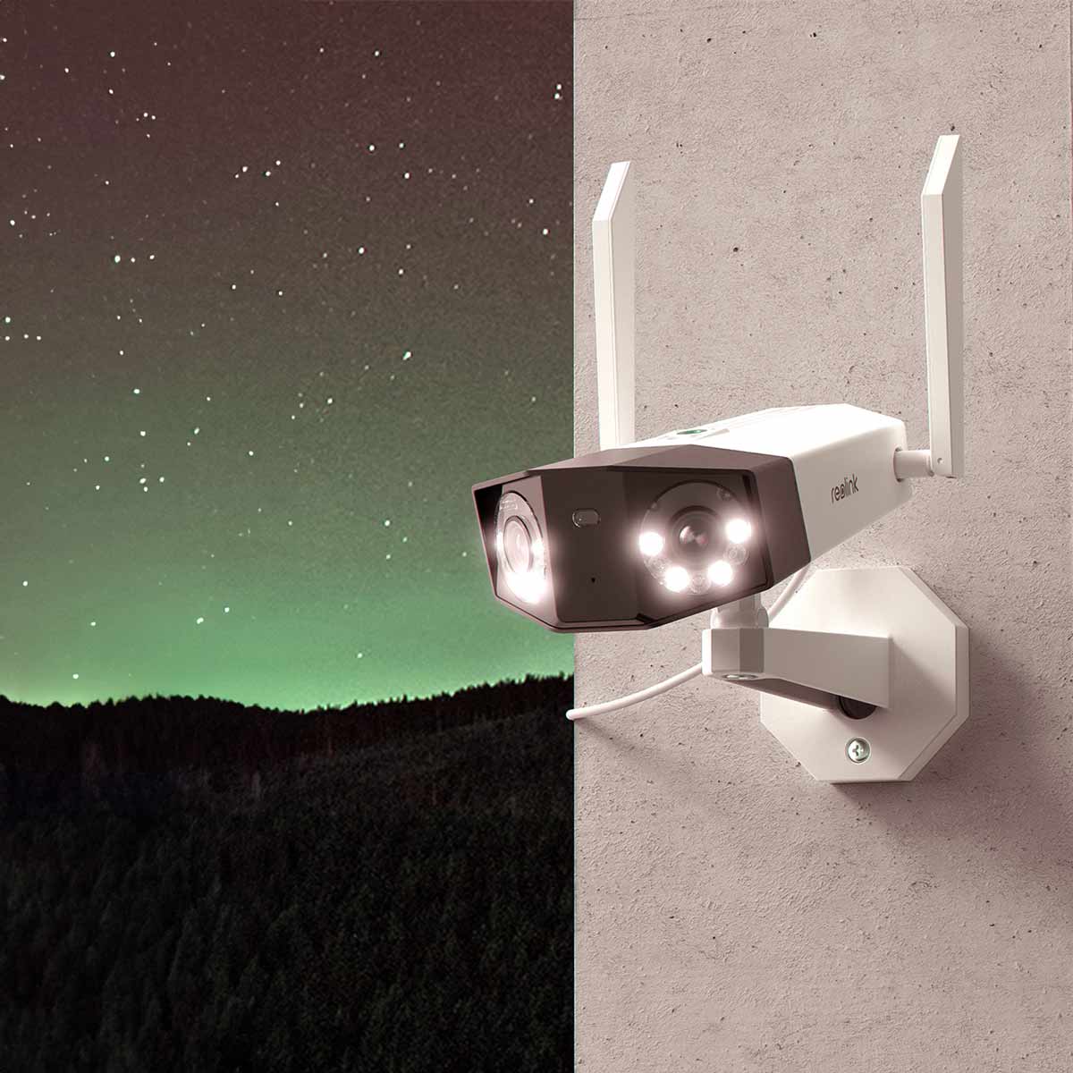 REOLINK Überwachungskamera Duo Series, W730 (WiFi 6), außen, weiß