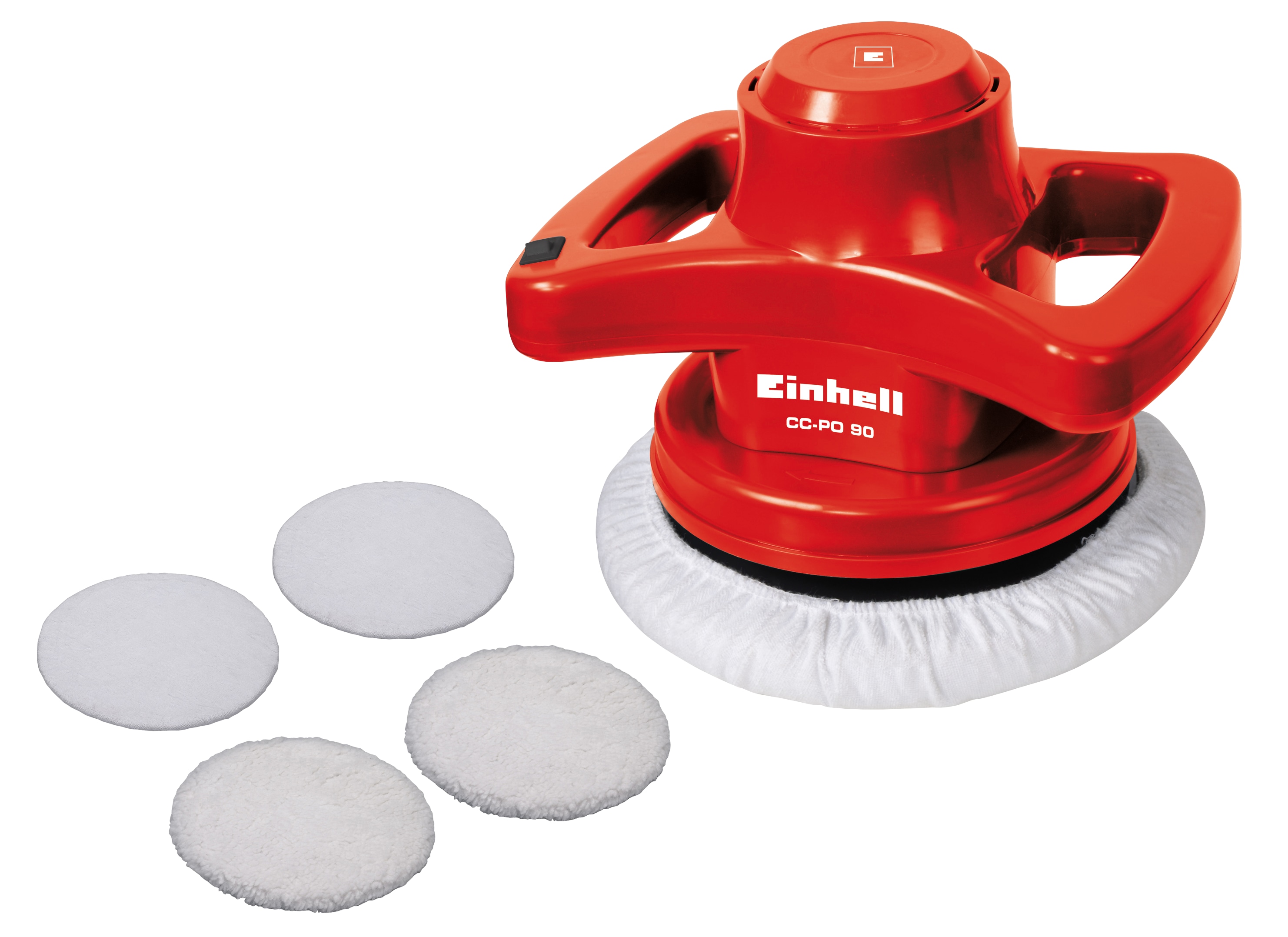 EINHELL Autopoliermaschine CC-PO 90 + Polierhauben-Set