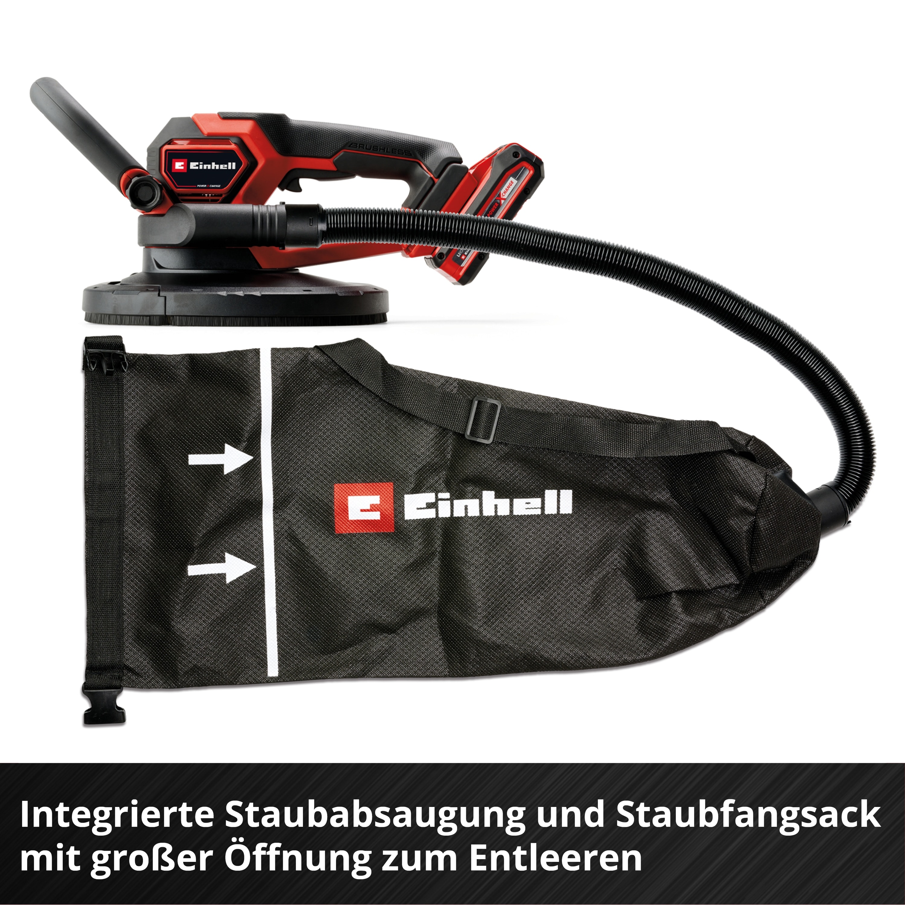 EINHELL PROFESSIONAL Akku-Trockenbauschleifer TP-DWS 18/2225 Li BL-Solo EINHELL PROFESSIONAL Akku-Trockenbauschleifer TP-DWS 18/2225 Li BL-Solo