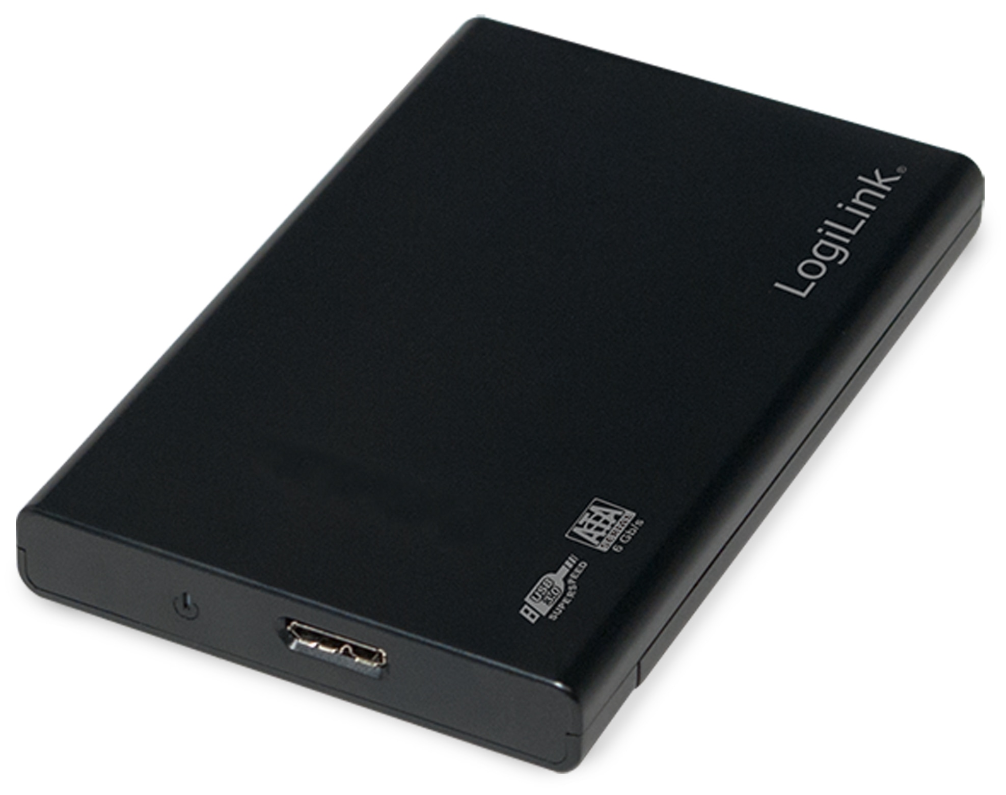 LOGILINK USB3.0 Festplattengehäuse UA0275, 6,35 cm (2,5"), Super-Slim, schwarz