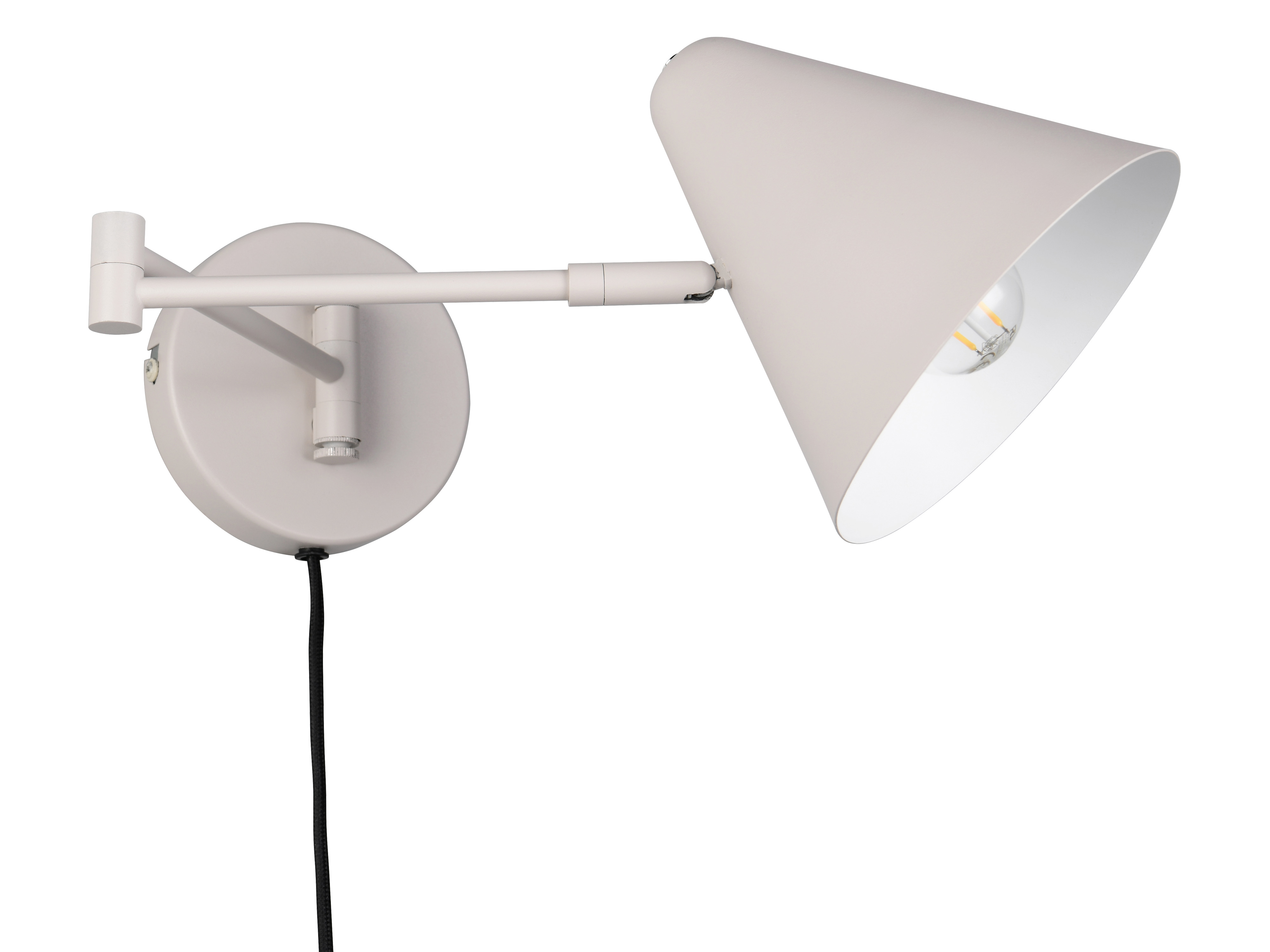 TRIO Wandleuchte Cosima 263970176, E14, ohne LM, IP20, grau