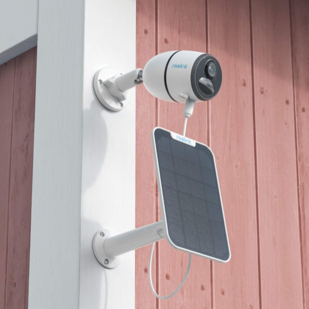 REOLINK Überwachungskamera Go Series, mit Solarpanel, außen, weiß