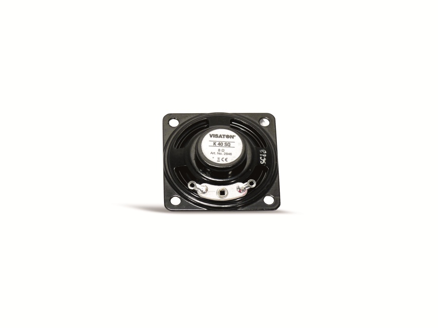 VISATON Breitbandlautsprecher K40SQ - 8 Ω VISATON Kleinlautsprecher K40SQ - 8 Ω