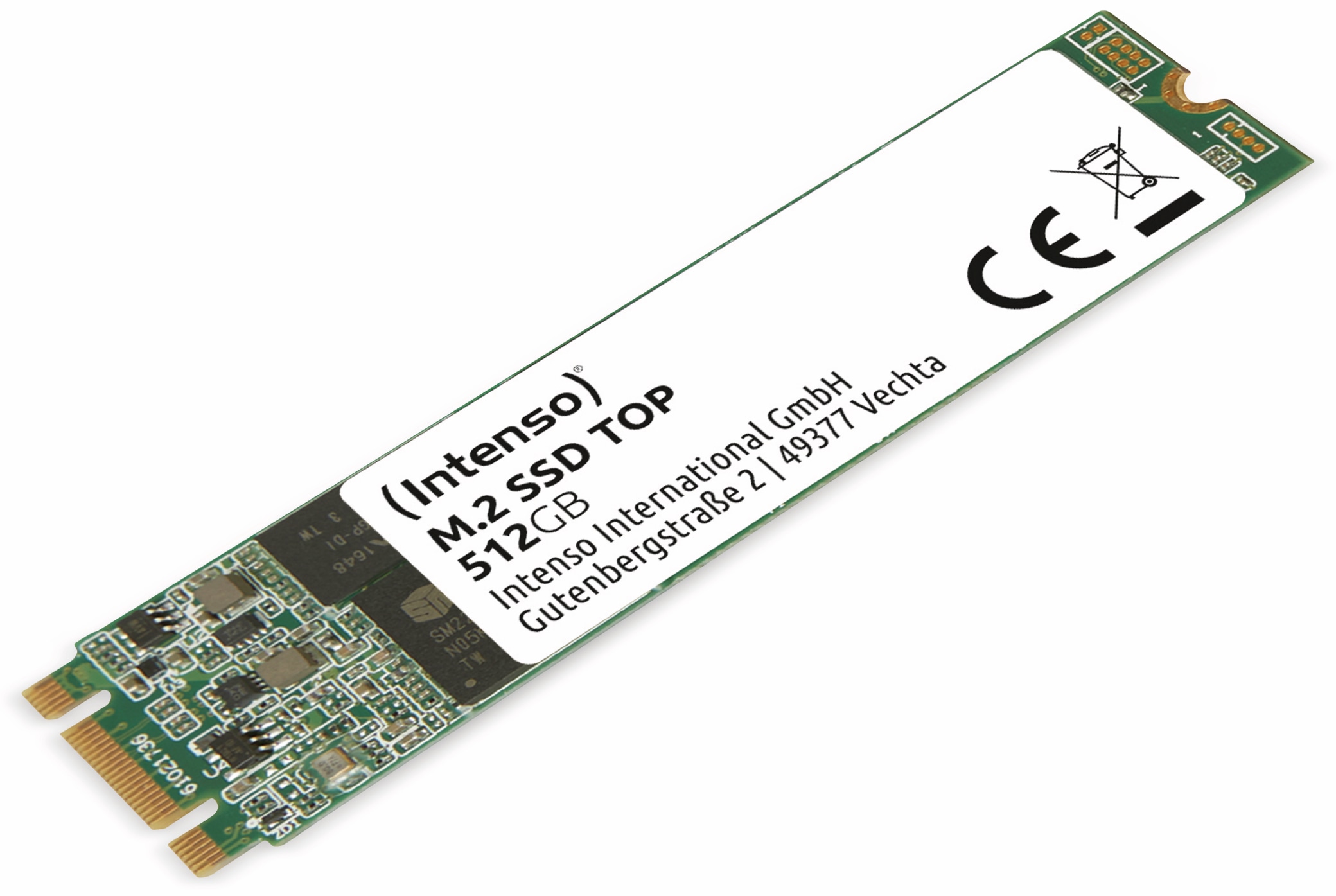 INTENSO M.2-SSD, 512 GB, MLC-FLASH