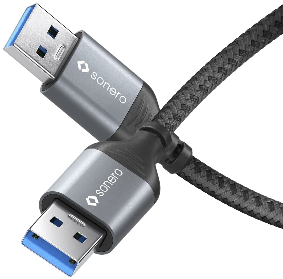 SONERO USB 3.0 Kabel SPC-U050-005 A/A 0,5m grau-schwarz