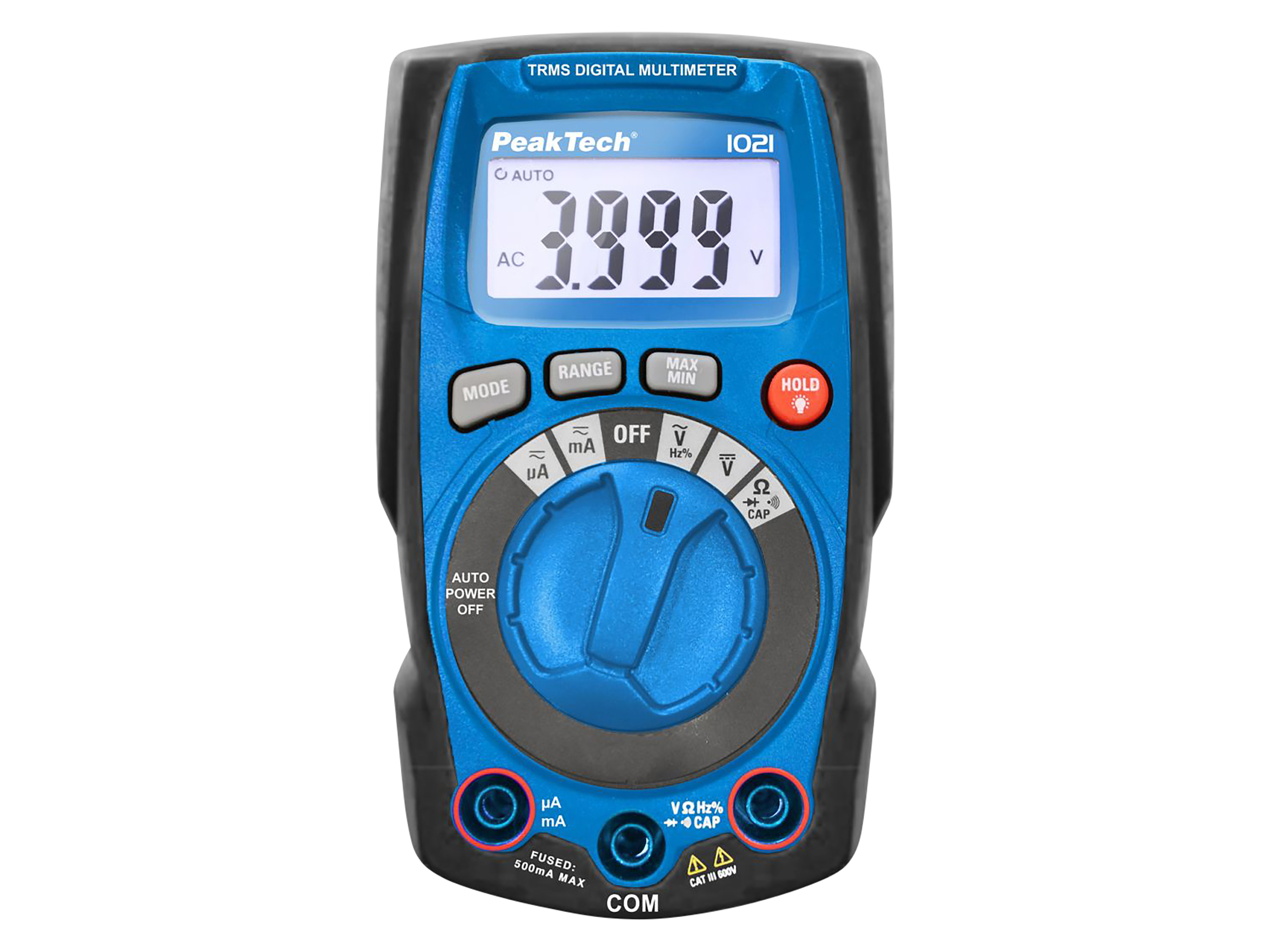 PEAKTECH Digital Multimeter P 1021, 4000 Counts