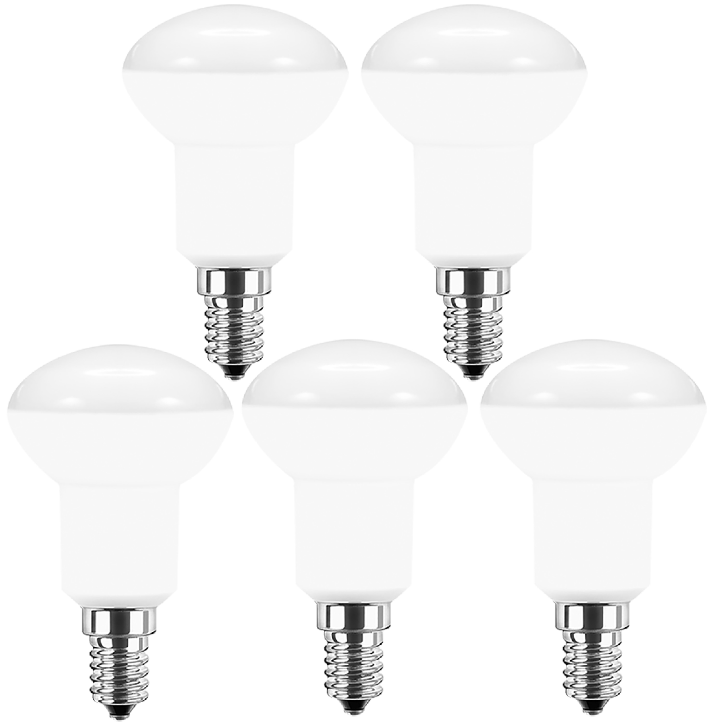 BLULAXA LED-SMD-Lampe, R50, EEK: F, E14, 5 W, 470 lm, 2700 K, 5 Stück BLULAXA LED-SMD-Lampe, R50, EEK: F, E14, 5 W, 470 lm, 2700 K, 5 Stück