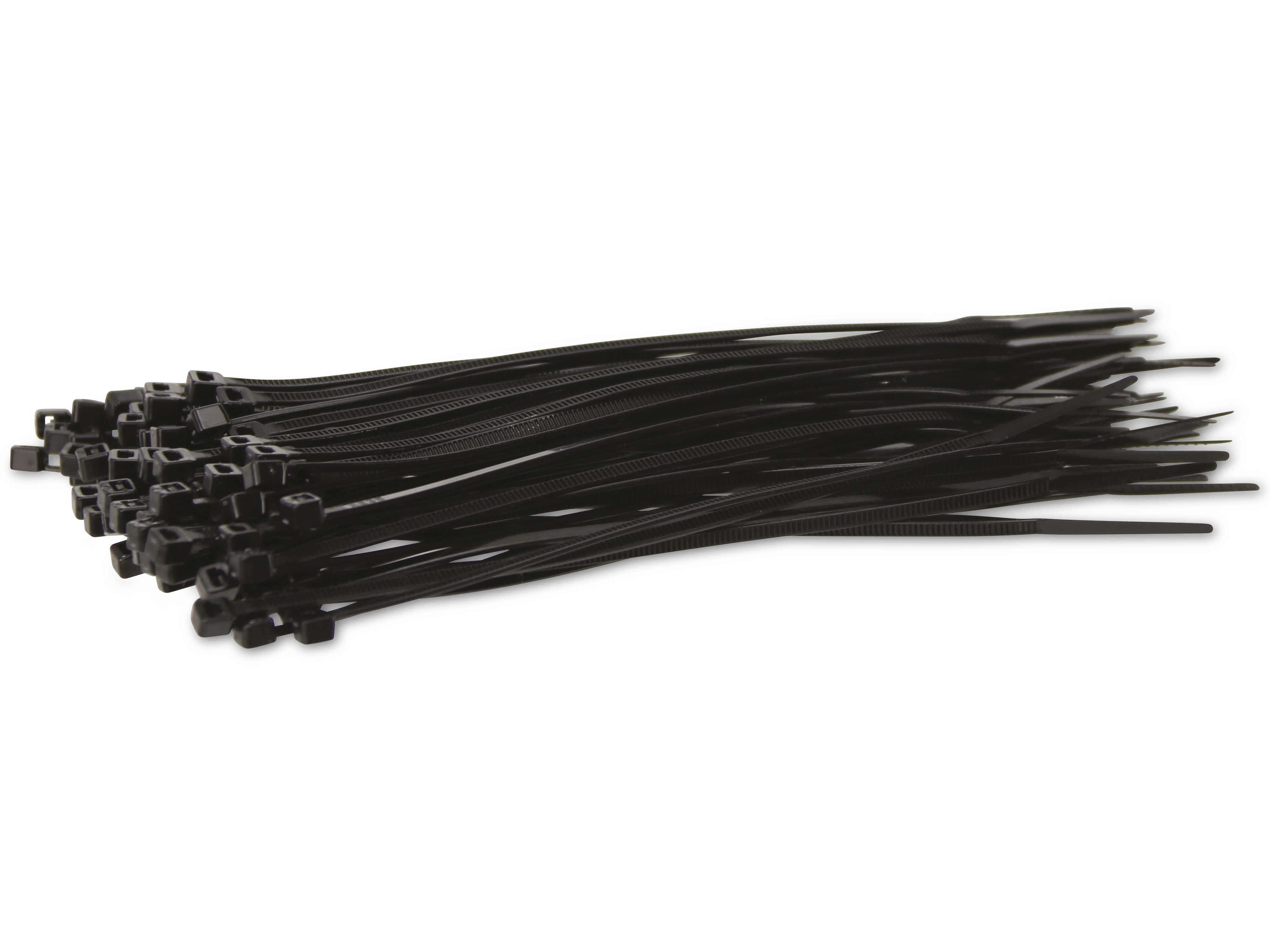 KSS Kabelbinder-Sortiment Polyamid 6.6, schwarz, 142x2,5, UV-beständig, 100 Stück KSS Kabelbinder-Sortiment Polyamid 6.6, schwarz, 142x2,5, UV-beständig, 100 Stück