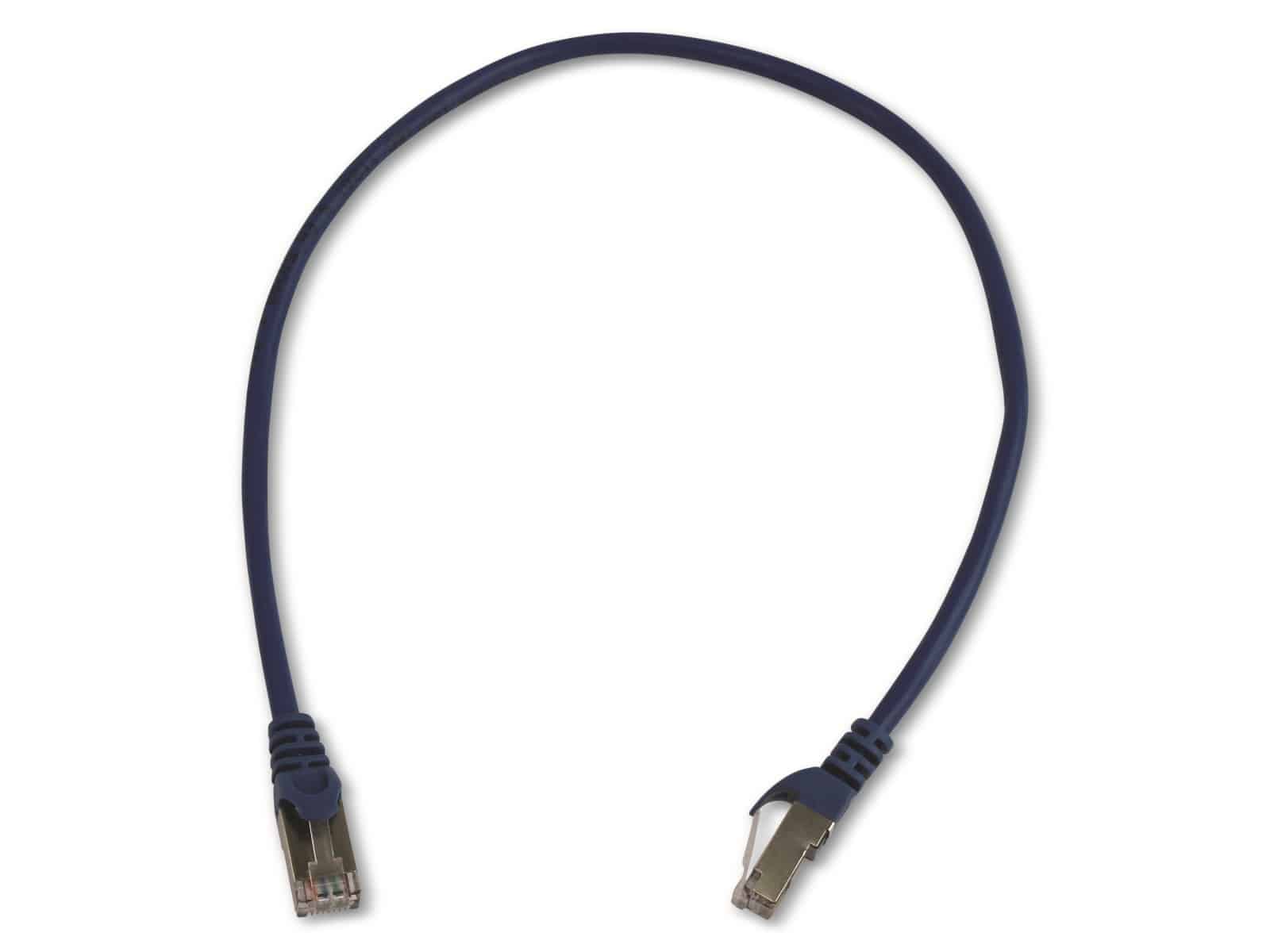 EQUIP CAT.5e Patchkabel, 0,5m, blau, 8P8C, F/UTP EQUIP CAT.5e Patchkabel, 0,5m, blau, 8P8C, F/UTP