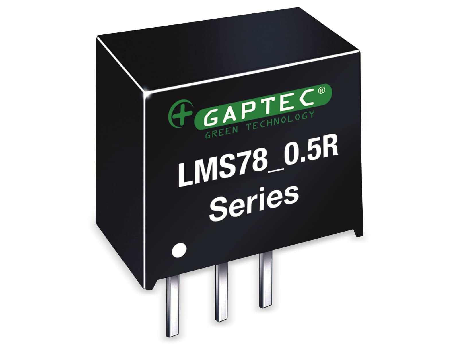 GAPTEC DC-DC-Wandler, Electronic, SIP3, 12-36Vin, 9Vout, 500mA, 11,6x7,55x10,16mm