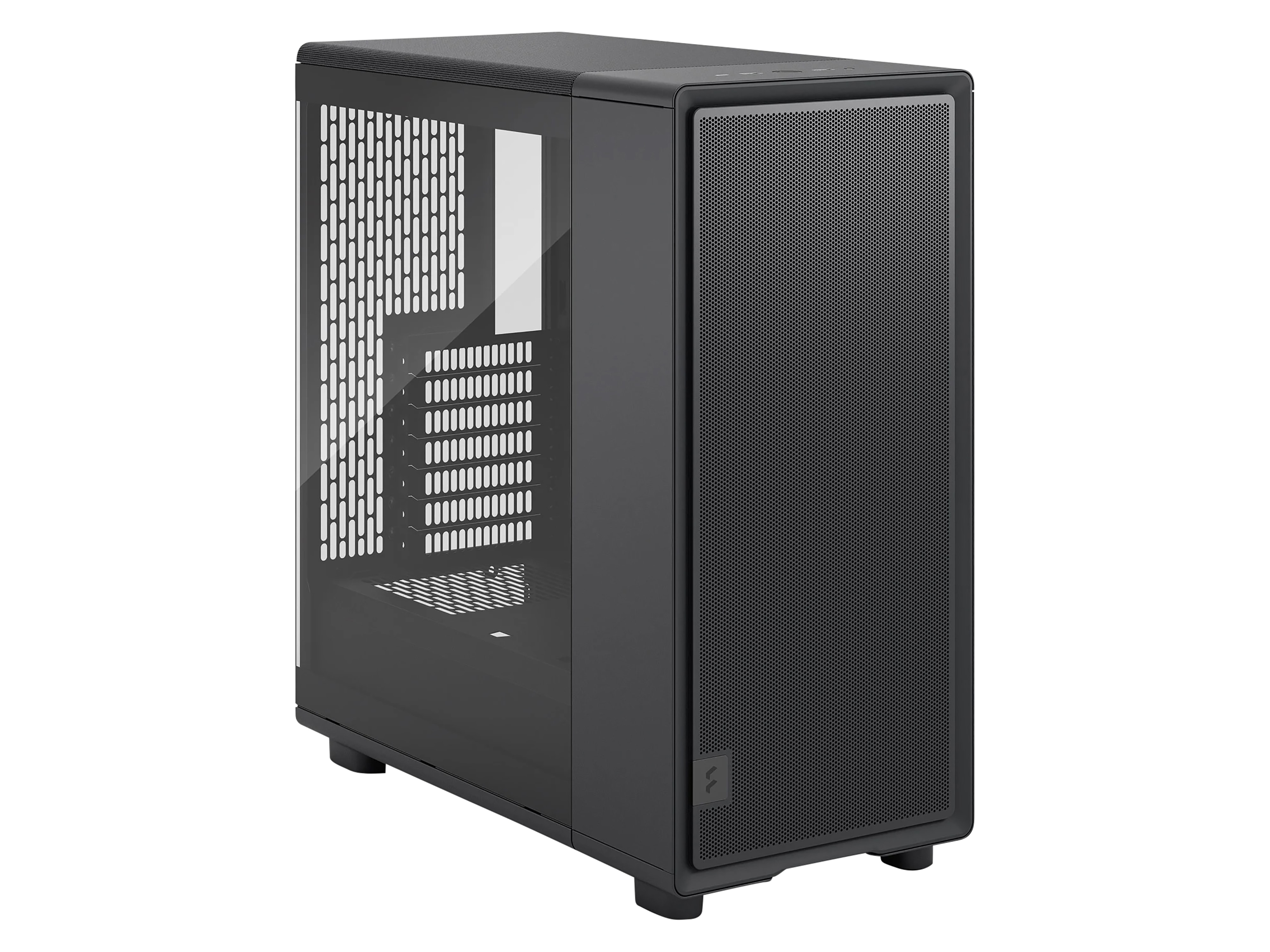 FRACTAL Midi Tower Design Epoch Black TG Light Tint