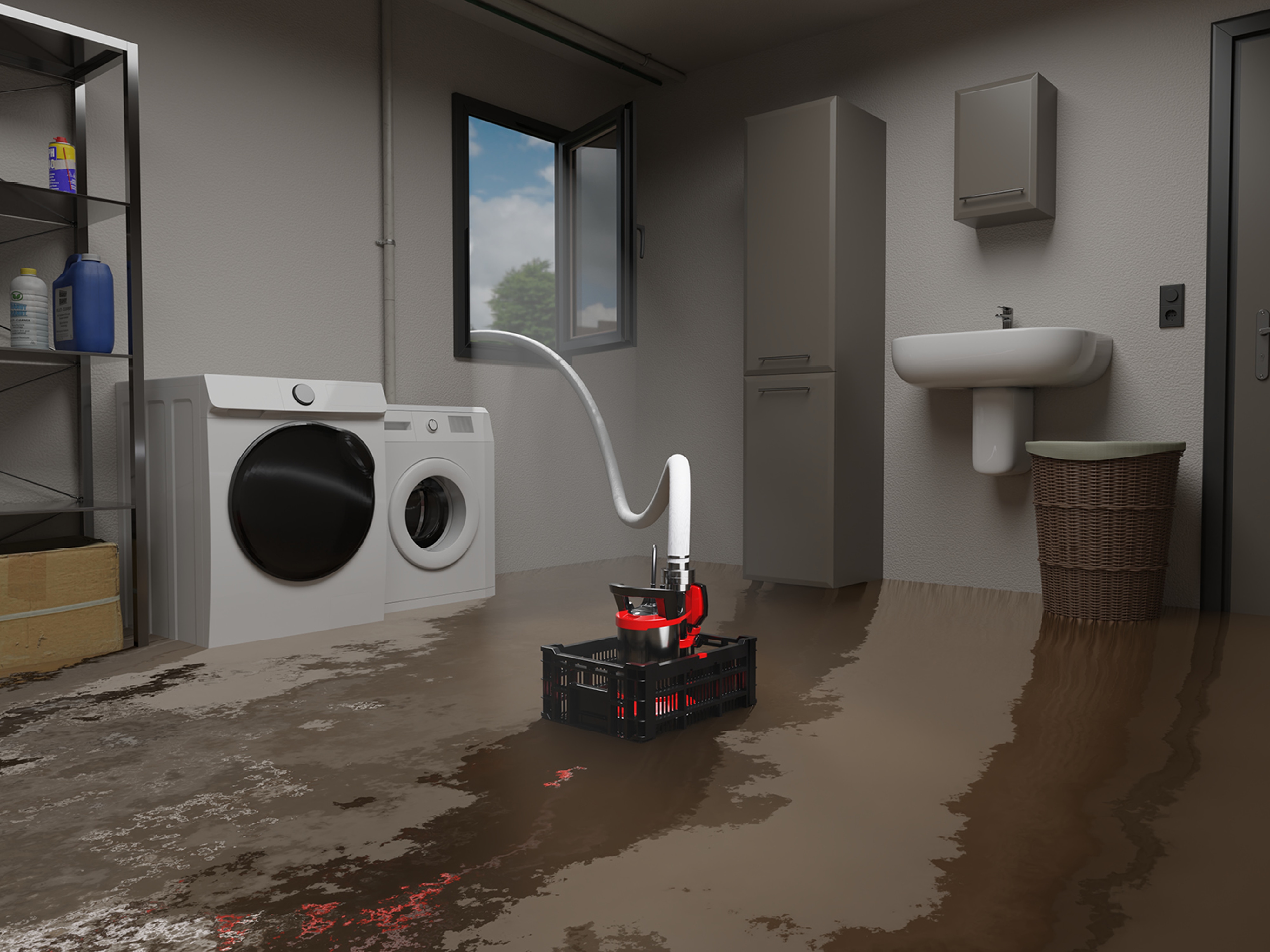 EINHELL Schmutzwasserpumpe Flutset GE-DP 7535 N LL ECO EINHELL Schmutzwasserpumpe Flutset GE-DP 7535 N LL ECO, 4181515